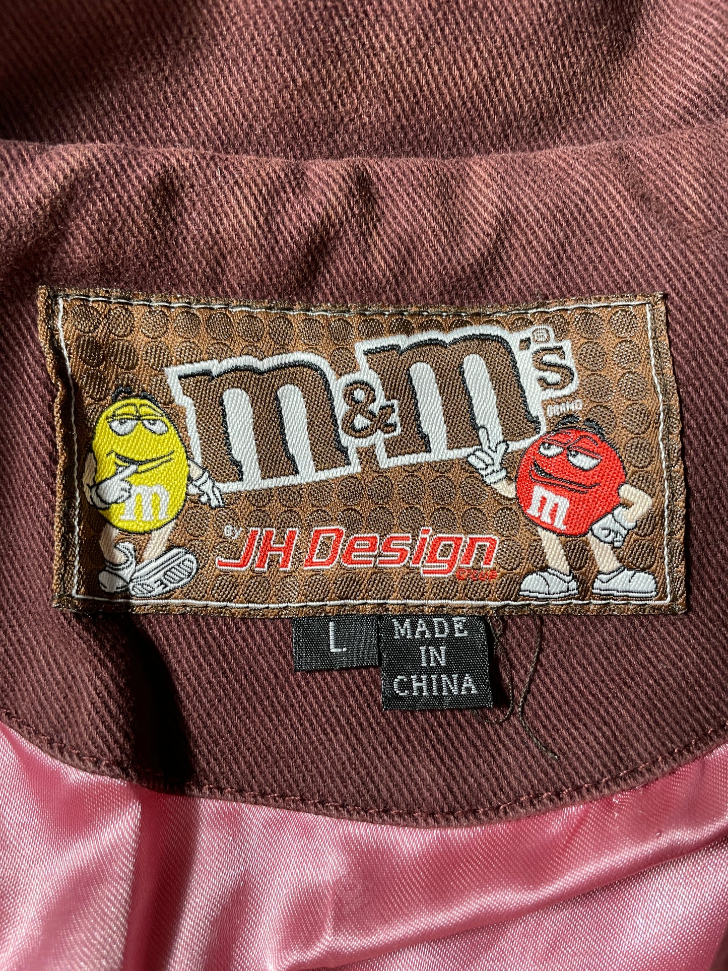 .Vintage M&M's Size L (Kids) Racing Jacket / F2647J