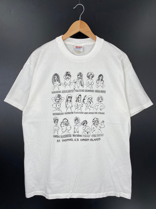 90’s ST. THOMAS, U.S. VIRGIN ISLANDS Size L Vintage T-Shirt / F2240T