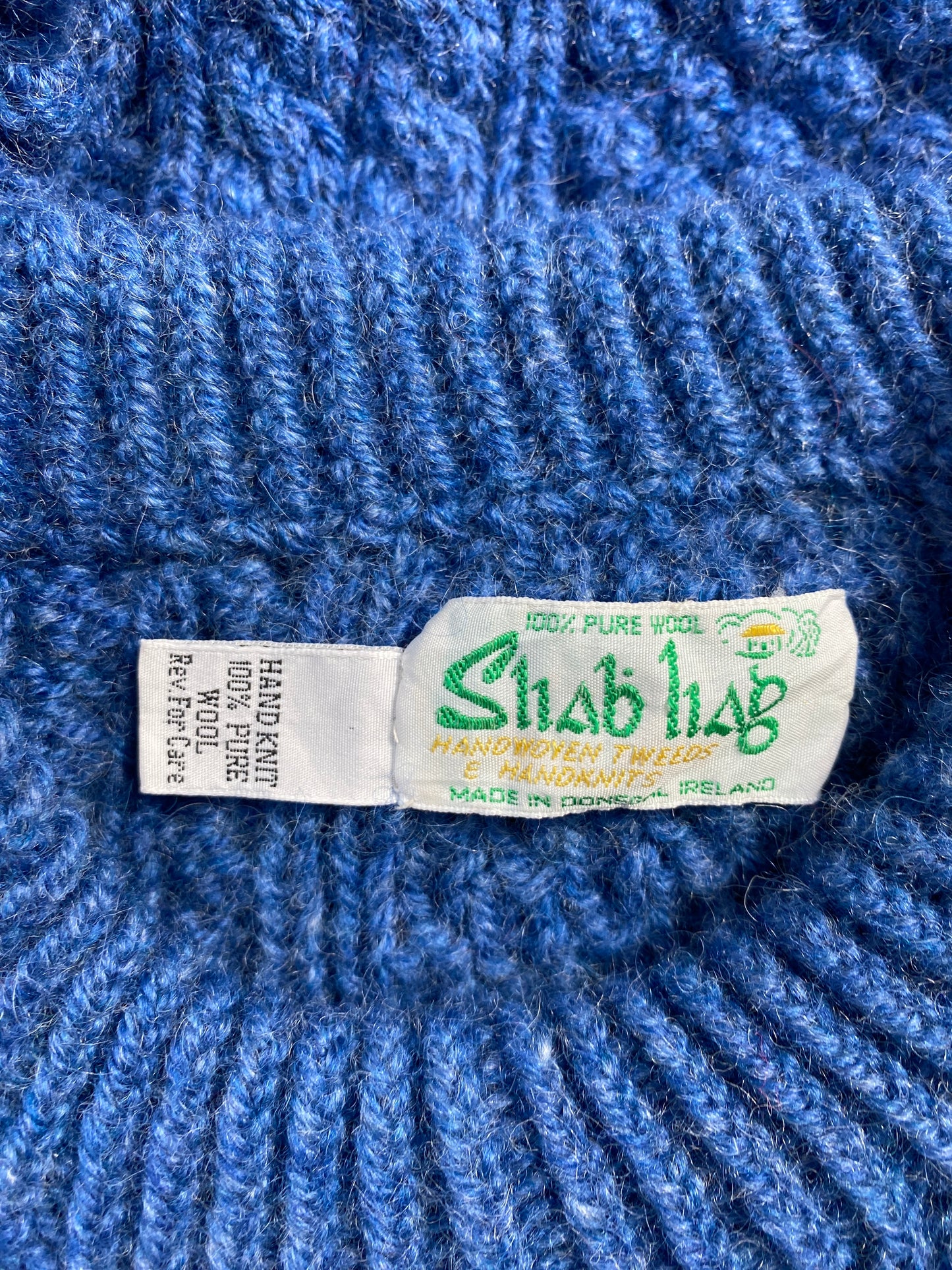 Vintage Fisherman Size Approx. M Wool Knit Sweater / F8697K