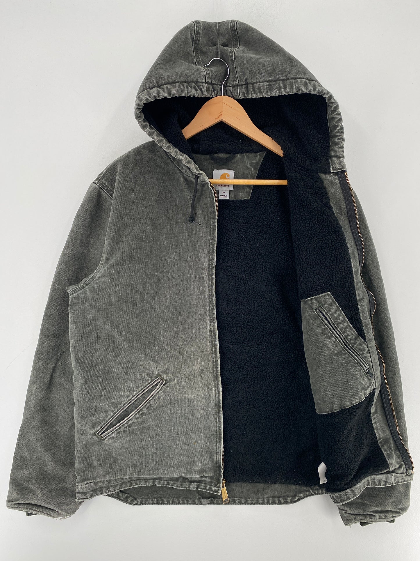 Vintage CARHARTT Size M Duck Hoodie Jacket / F8751J