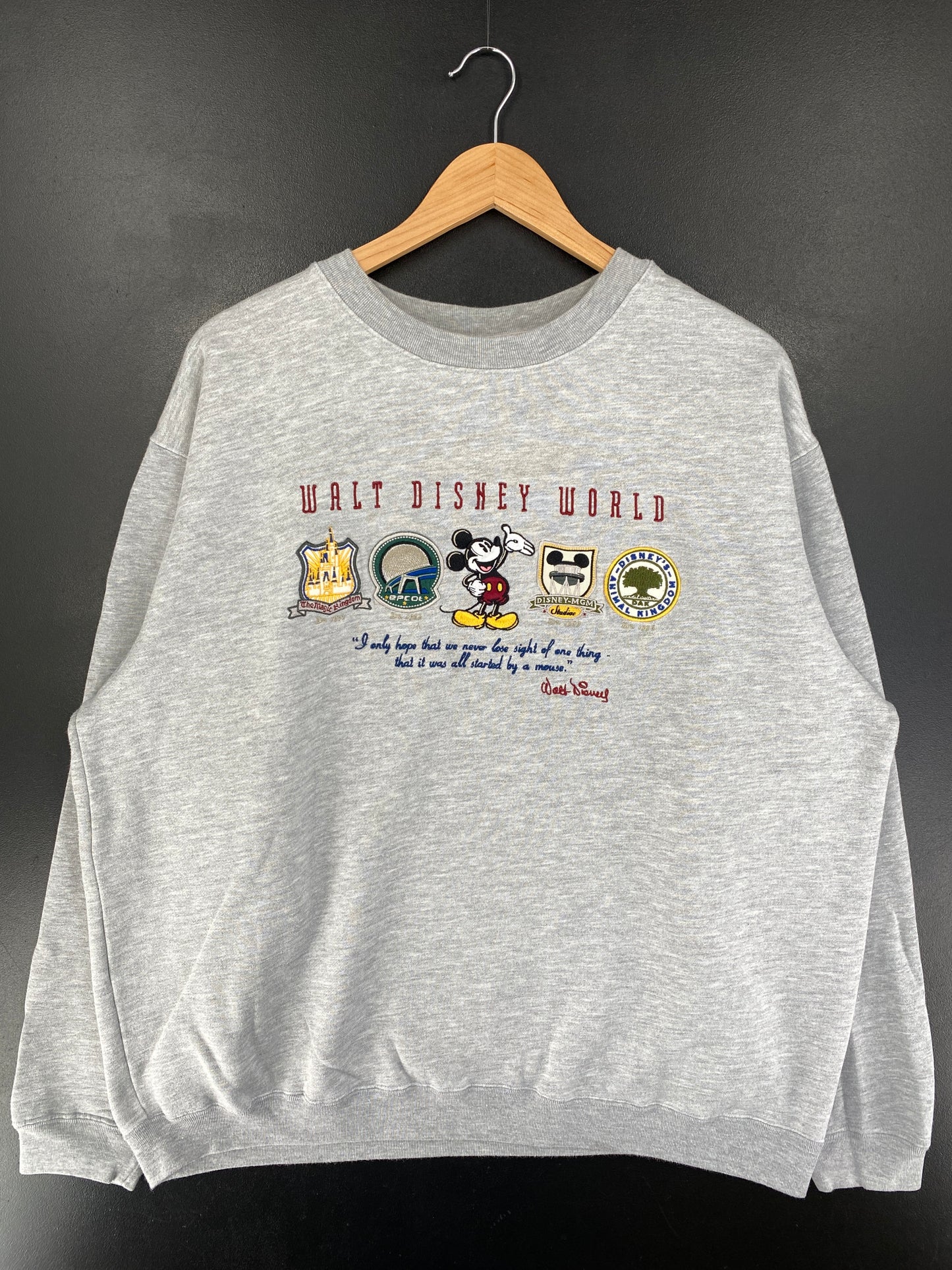 00' DISNEY MICKEY Size XL Vintage Sweat-shirt / G1450S