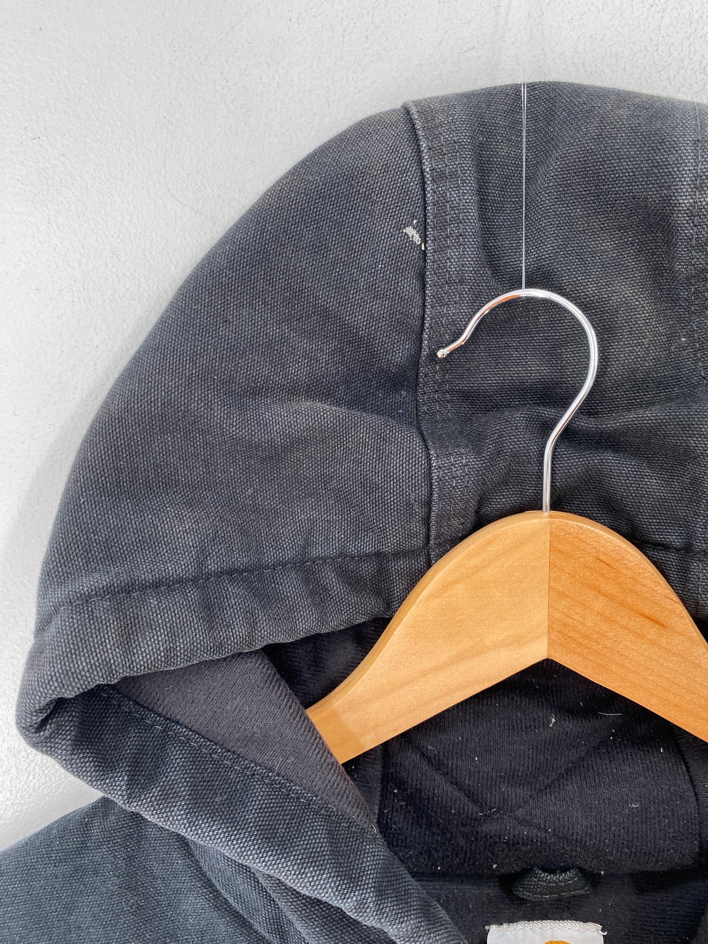Vintage CARHARTT Size L Zip-Up Hoodie Duck Jacket / F2947J