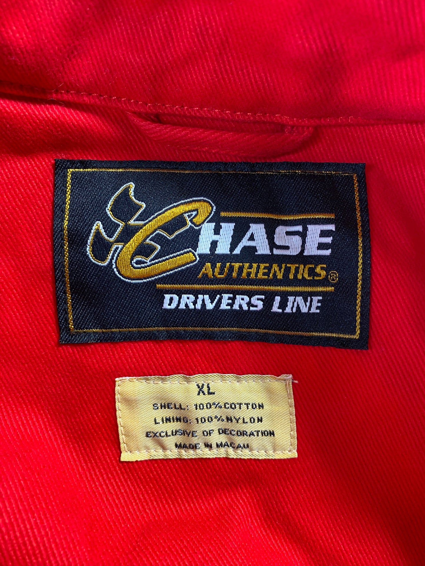 Vintage NASCAR BUDWEISER Size XL Racing Jacket / G7194J
