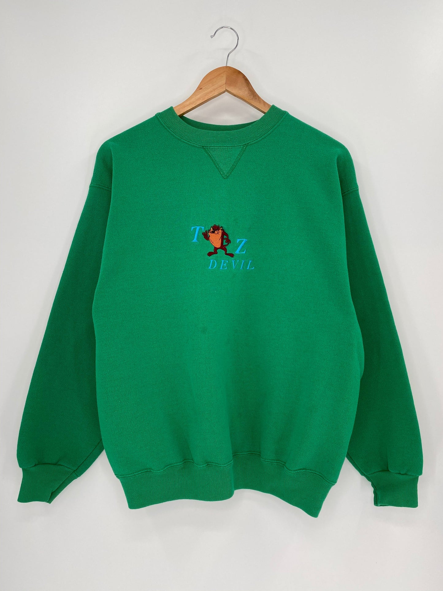 80’s LOONEY TUNES TAZ Made in USA Size L Vintage Sweat-shirt / F2397S