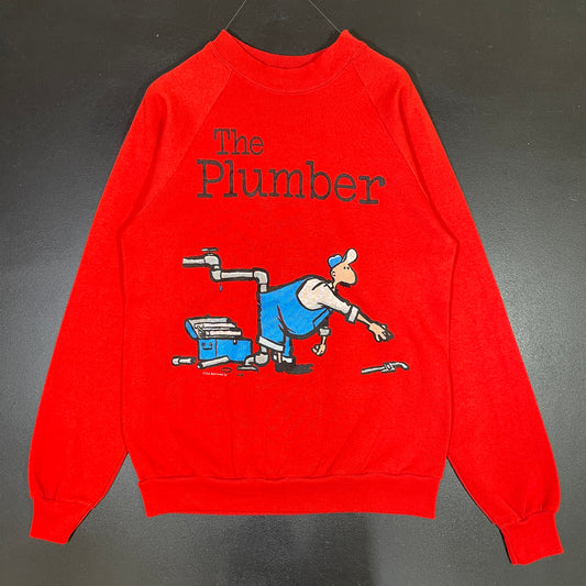 (M) 80's THE PLUMBER Sweat-shirt / A0743S