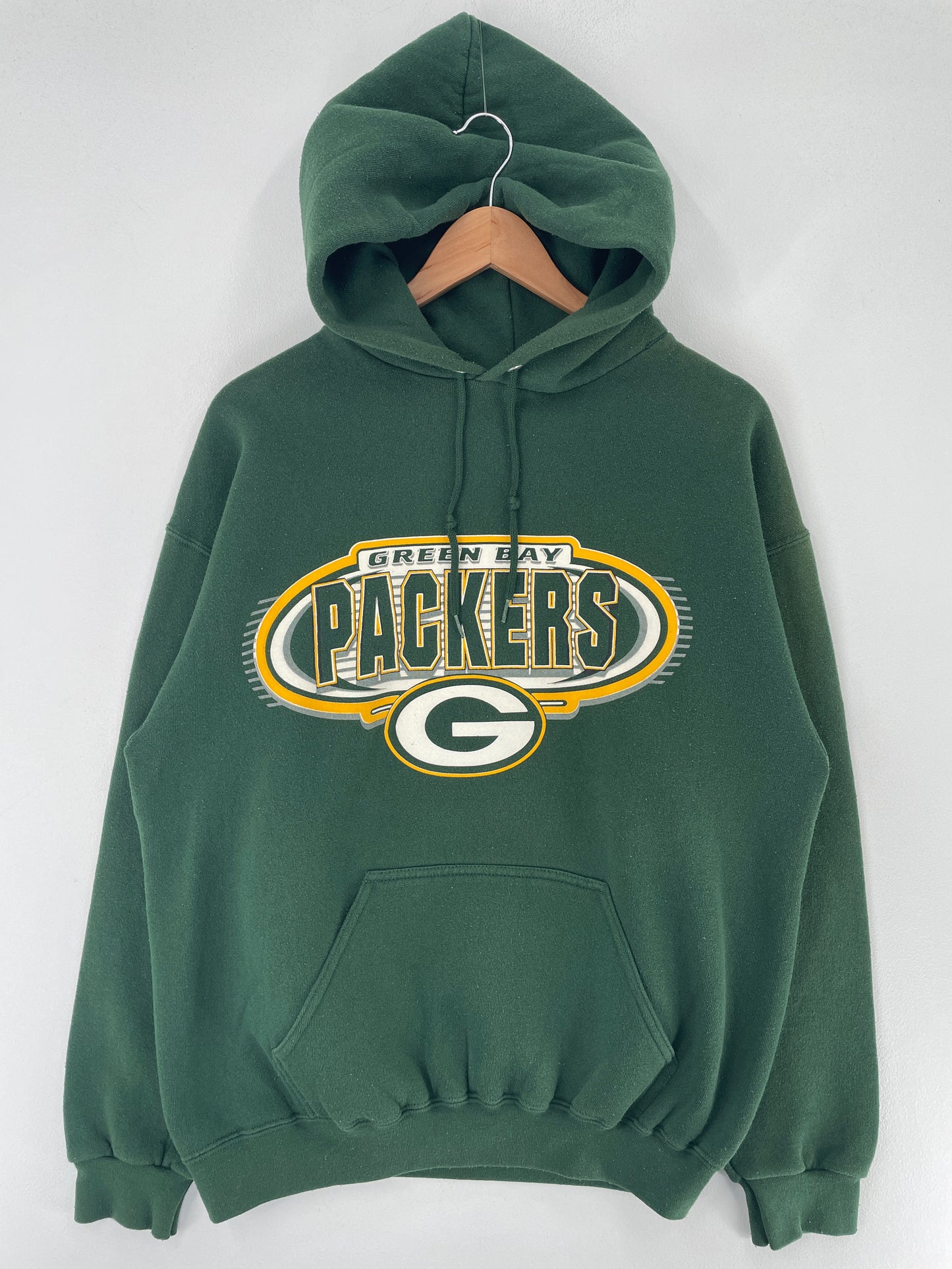 90’s GREEN BAY PACKERS Size L NFL Hoodie Sweat-Shirt / F5412S
