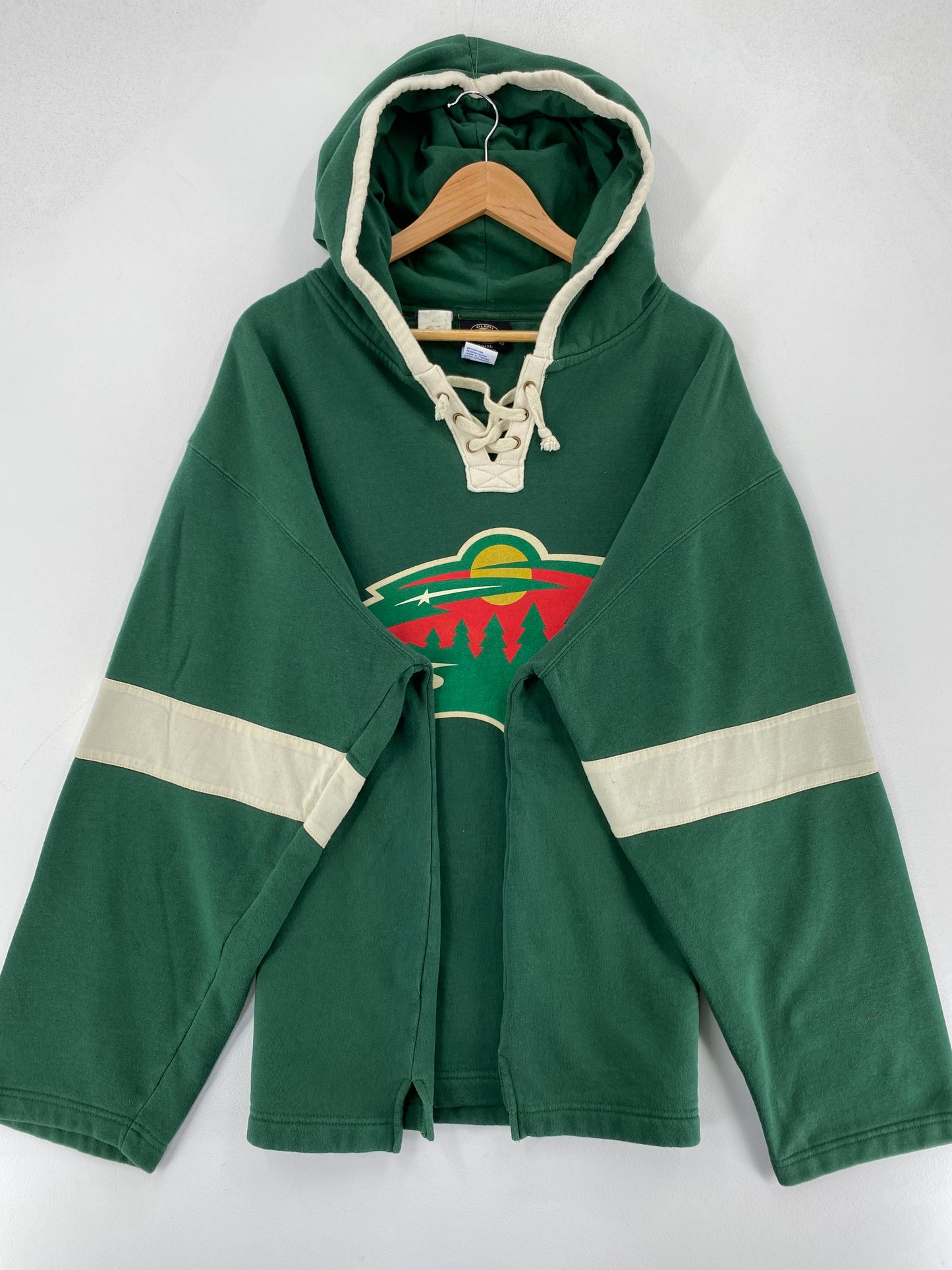 Vintage OLD TIME HOCKEY Size XL NHL Hoodie Sweat-Shirt / F3877S