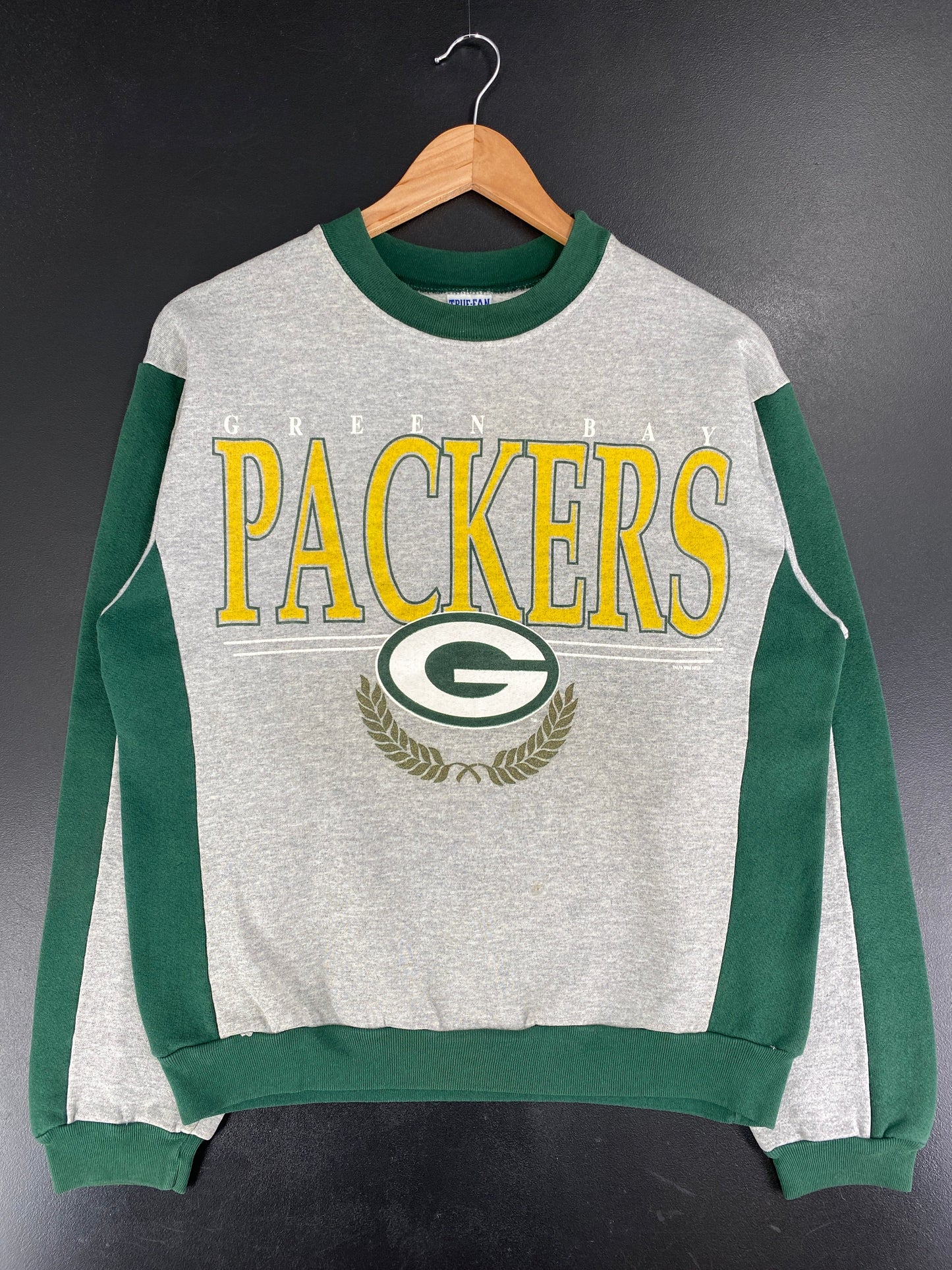 1996 PACKERS Size Boys M Vintage NFL Sweat-Shirt / G3305S