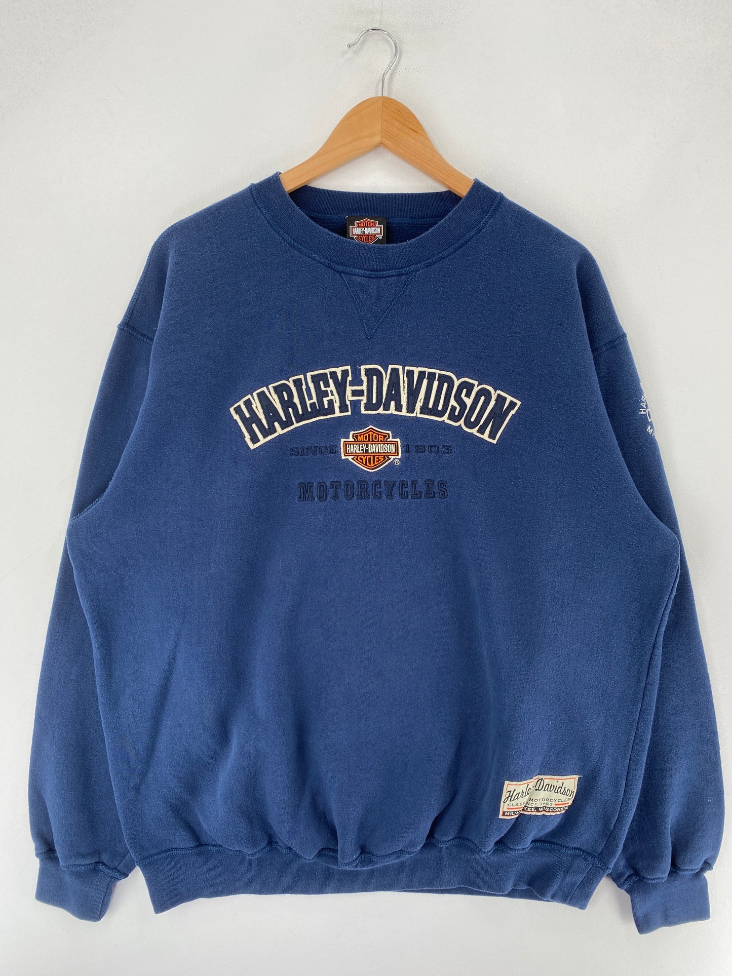 Vintage HARKEY DAIDSON Size Approx. XL Sweat Shirt / F4065S