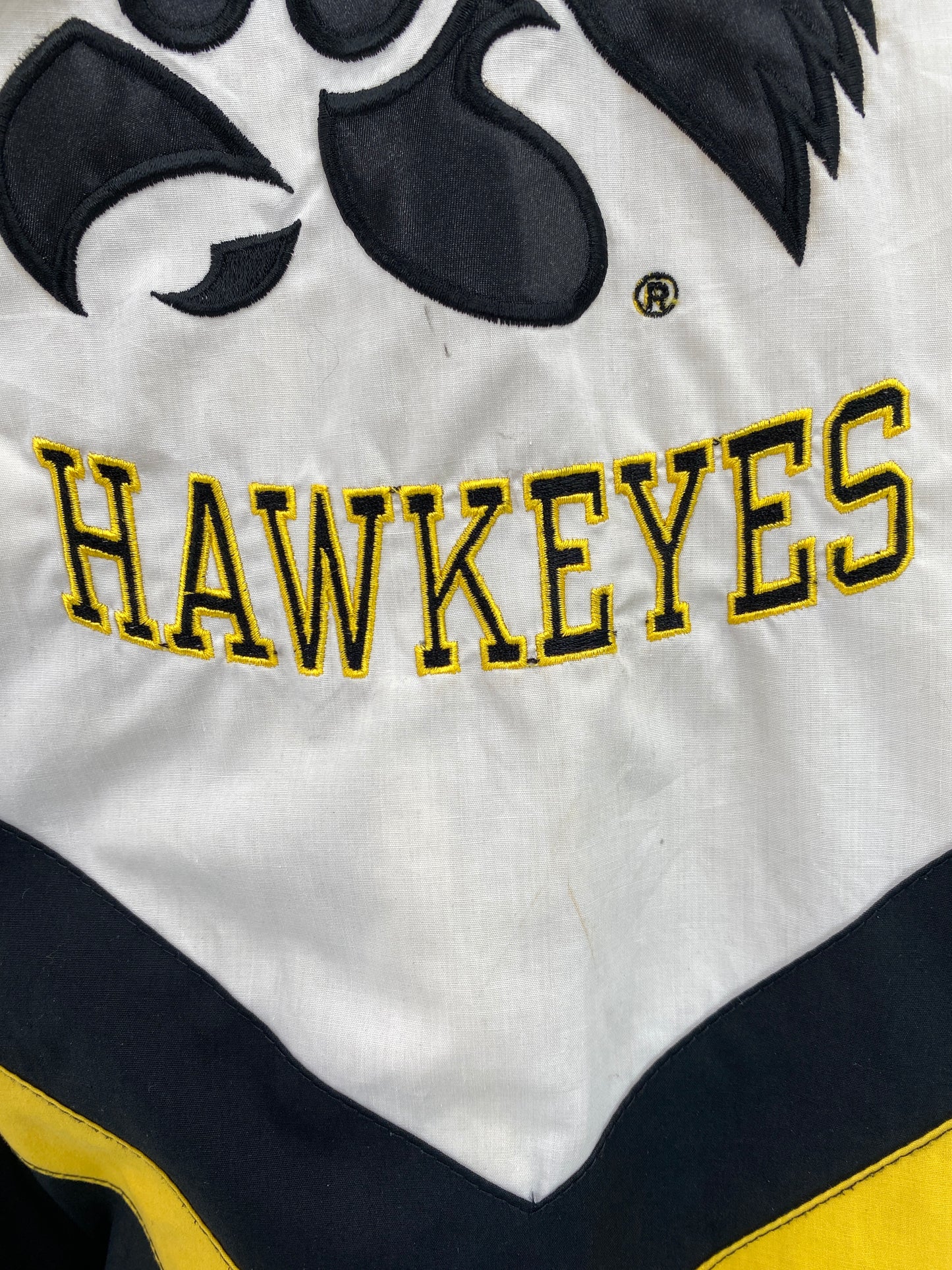 90’s STARTER x IOWA HAWKEYES Size XL Nylon Jacket / G4770N
