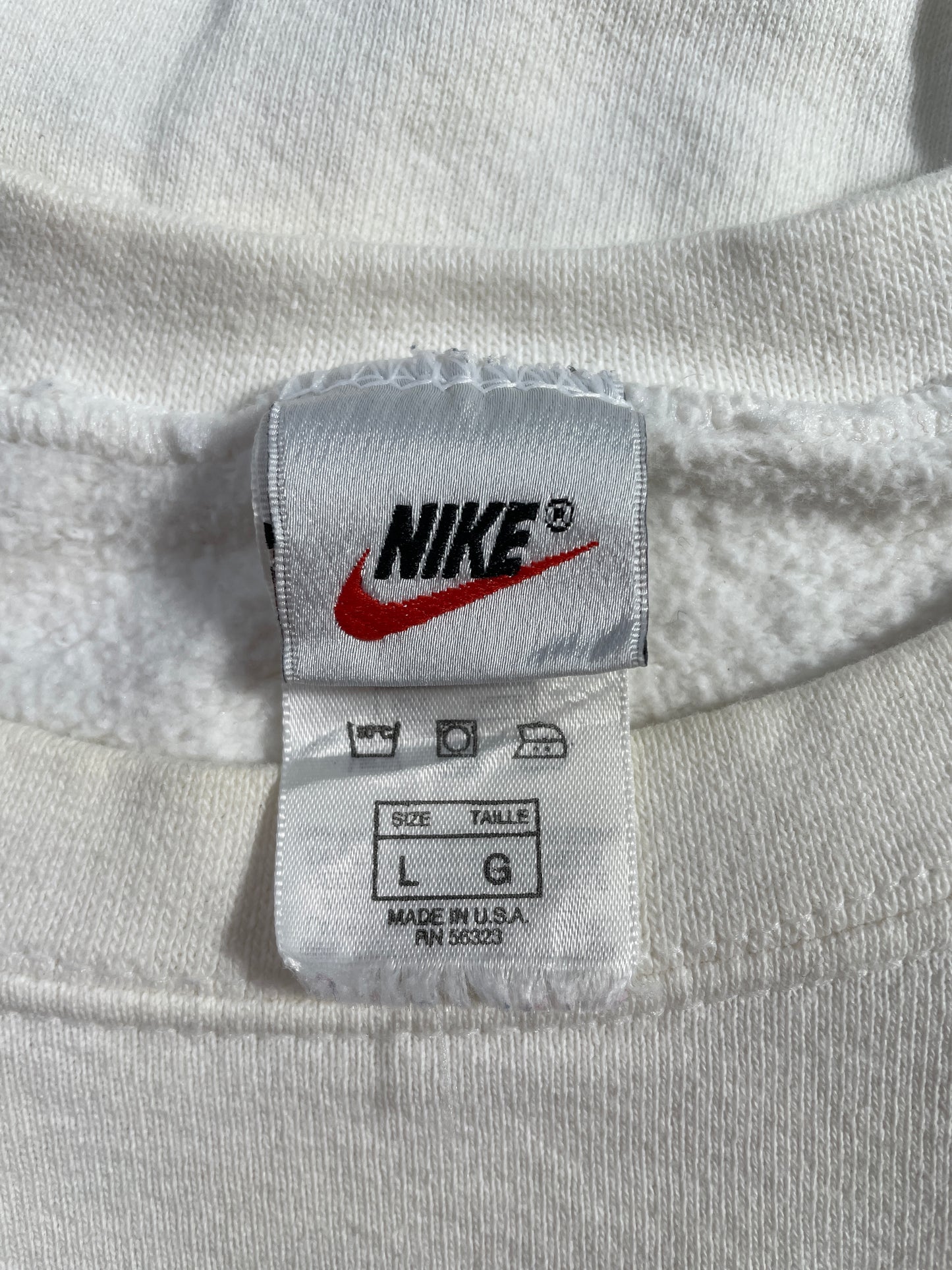 90's NIKE MINI SWOOSH Made in USA Size L Vintage Sweat-Shirt / F8680S