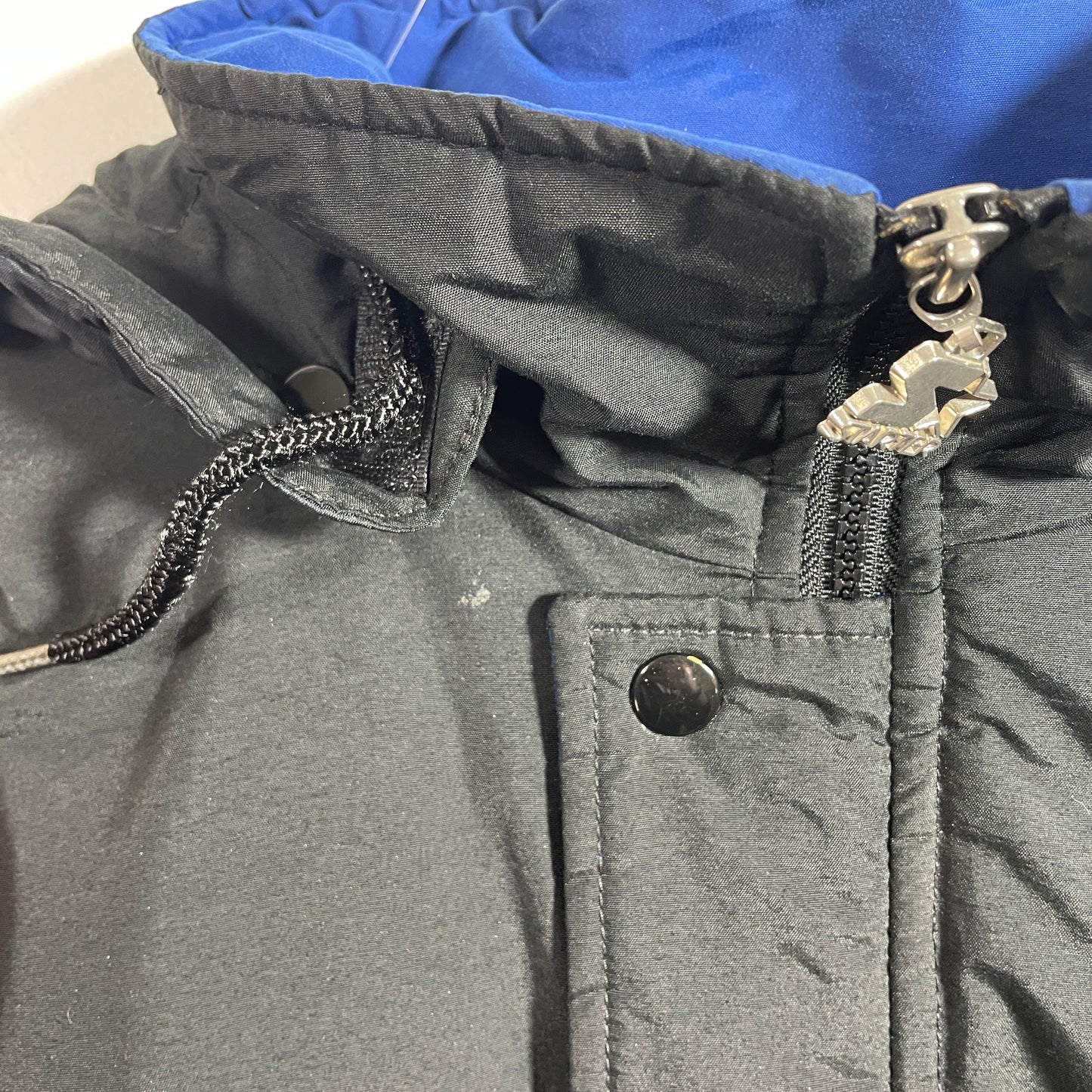 (L) 90's STARTER x DENVER BRONCOS Vintage NFL Padded Nylon Jacket / A1365N