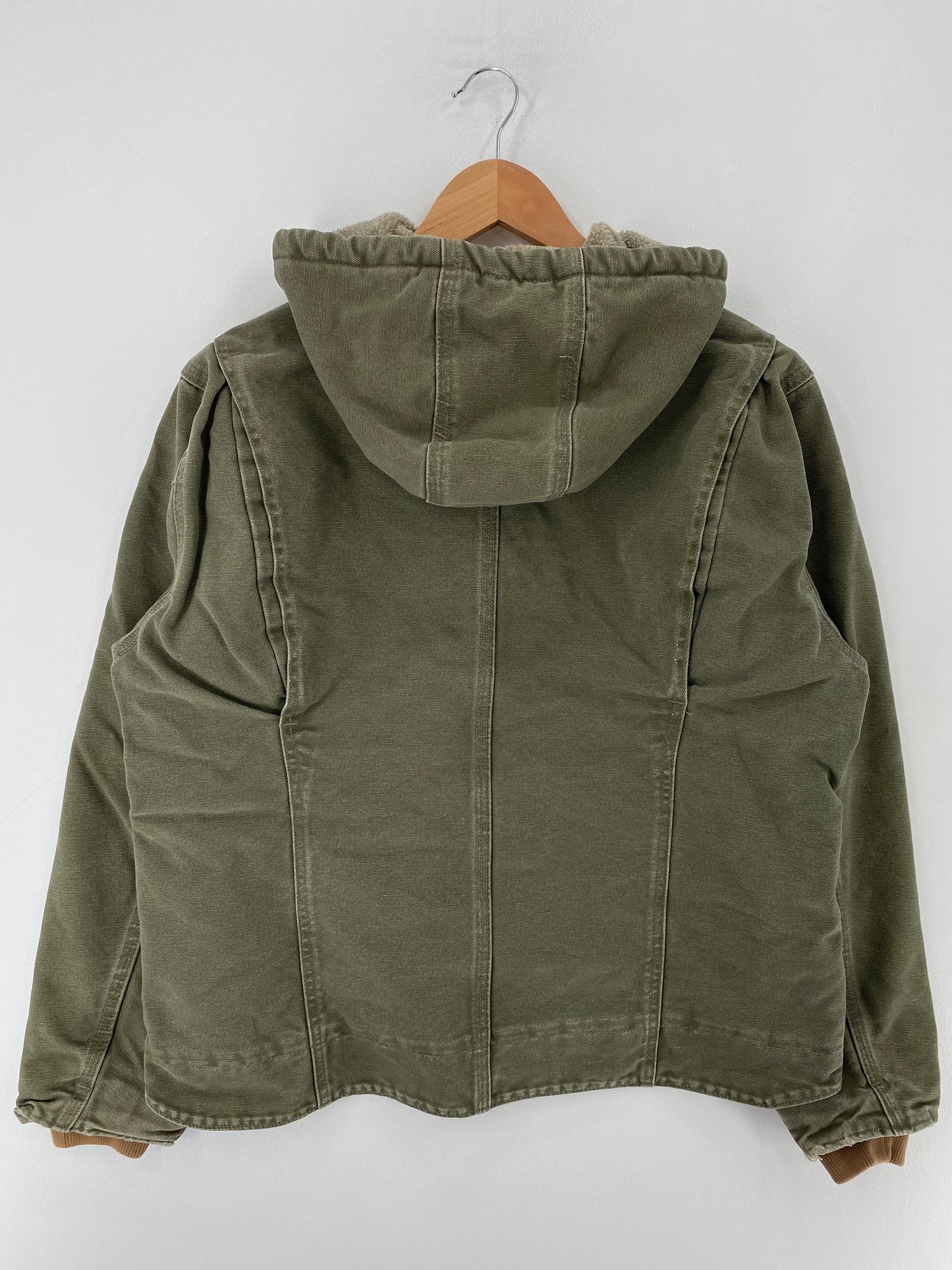 .Vintage CARHARTT Size Ladies L Duck Hoodie Jacket / F8745J