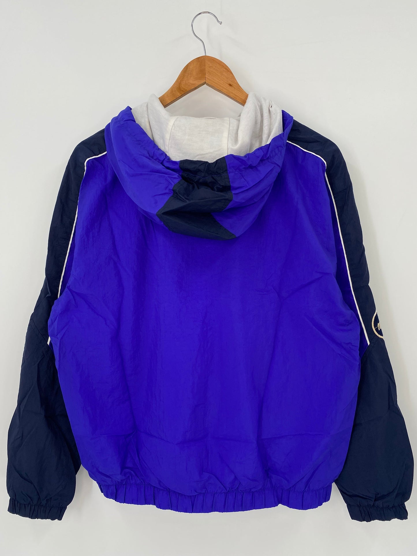 .90’s NIKE Size Ladies M Vintage Hoodie Nylon-Jacket / E8506N