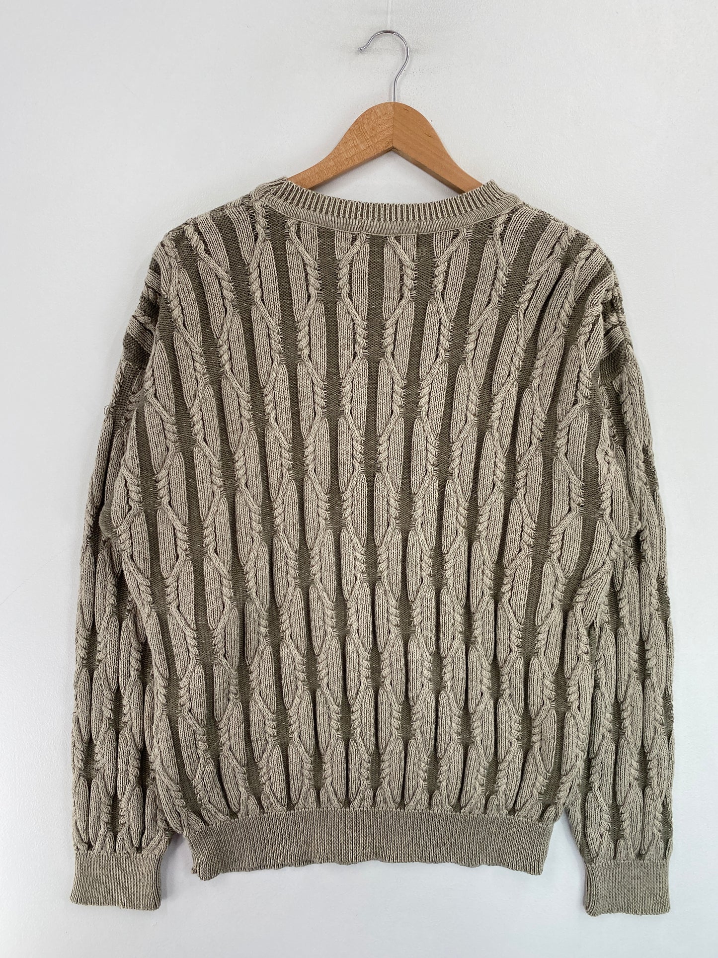 Vintage BELLAGIO Size L Cotton Knit Sweater / G4629K