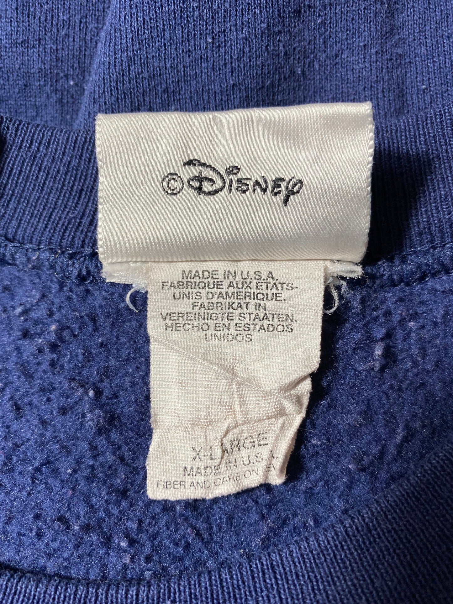 00’ DISNEY MICKEY Made in USA Size XL Vintage Sweat-shirt / F3155S