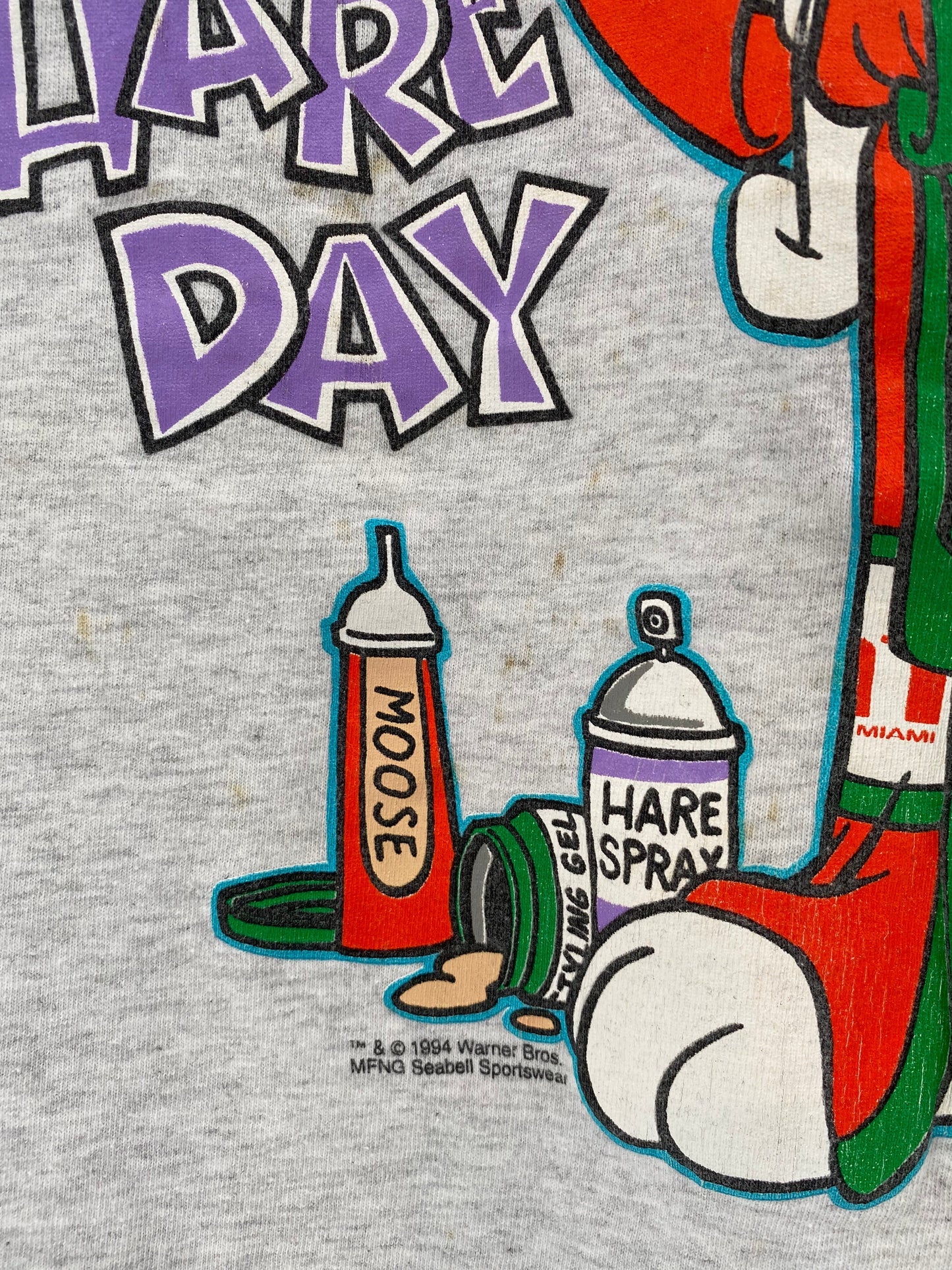 (Approx.XXL) 1994 LOONEY TUNES BUGS BUNNY Vintage T-Shirt / A0906T