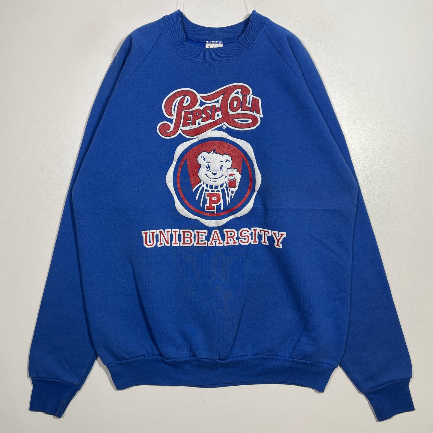 (XL) 90's PEPSI COLA UNIBEARSITY Sweat-Shirt / A0599S