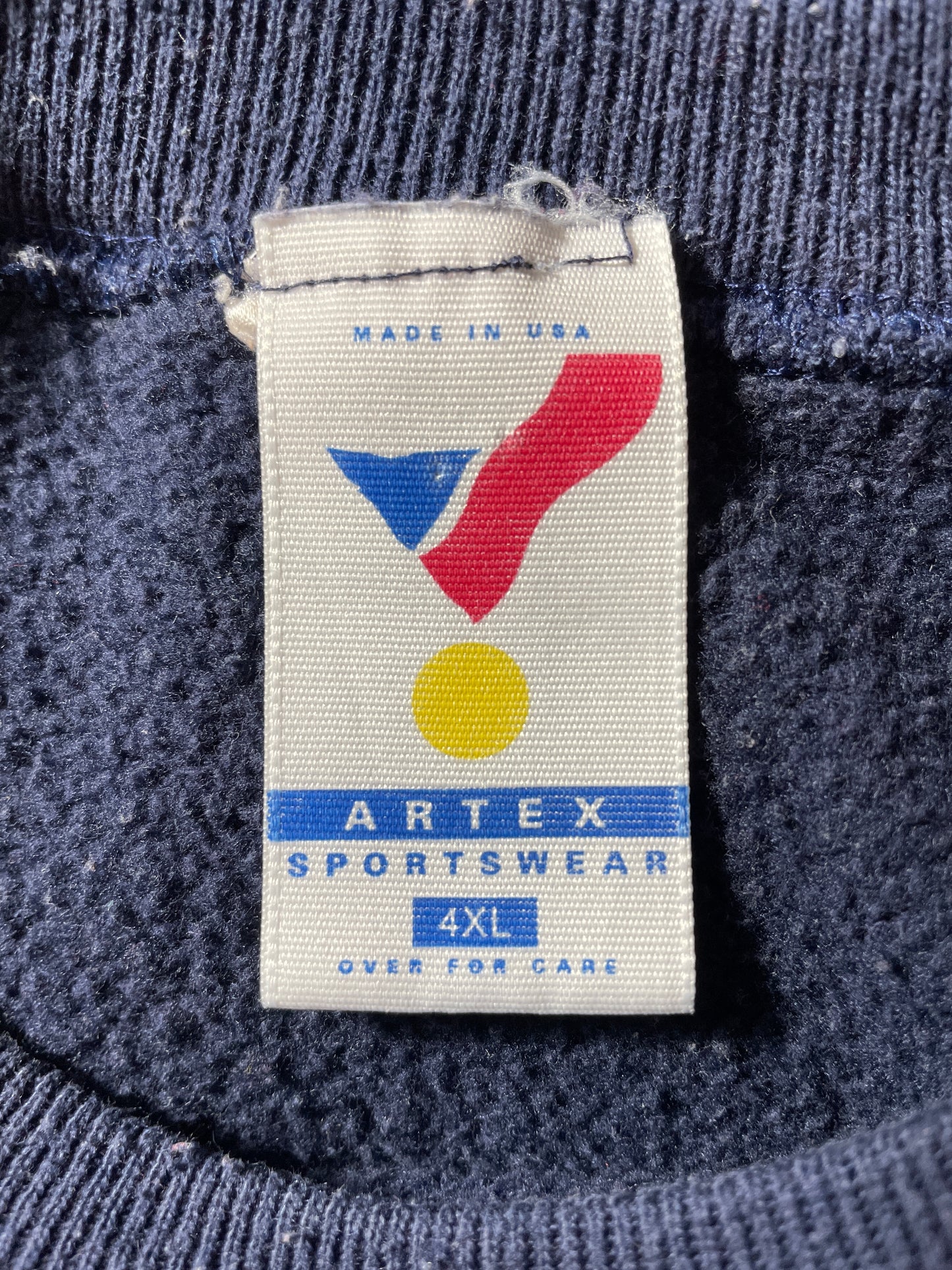 1992 LOONEY TUNES x University of ILLINOIS Made in USA Size XXXXL Vintage Sweat Shirt / G4938S