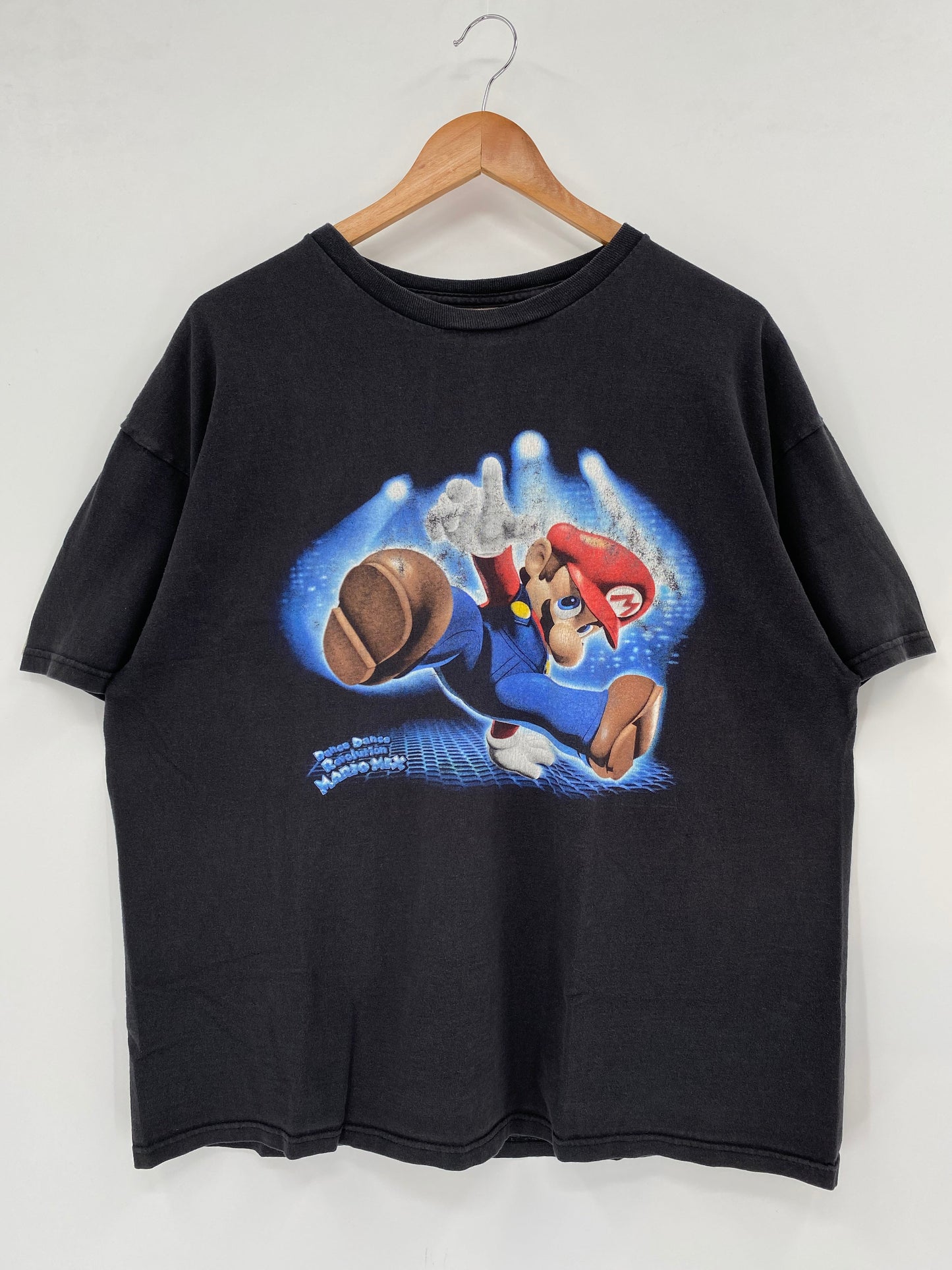 00’ DANCE DANCE REVOLUTION MARIO Size XL T-Shirt / E9785S