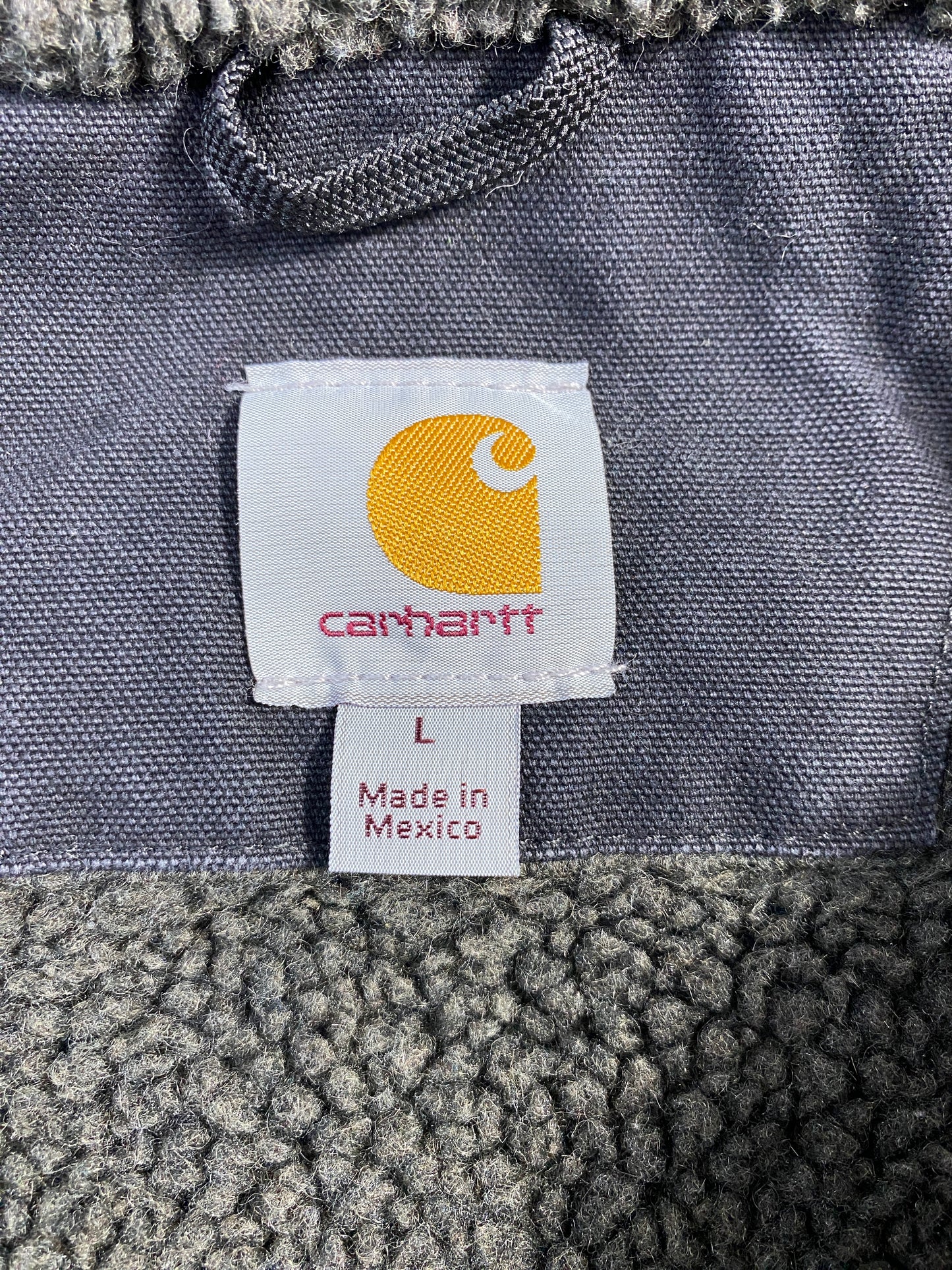 .Vintage CARHARTT Size XL Duck Hoodie Jacket / F8750J