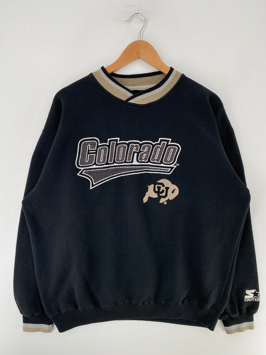 90’s STARTER x COLORADO Size L College Sweat shirt / G478S