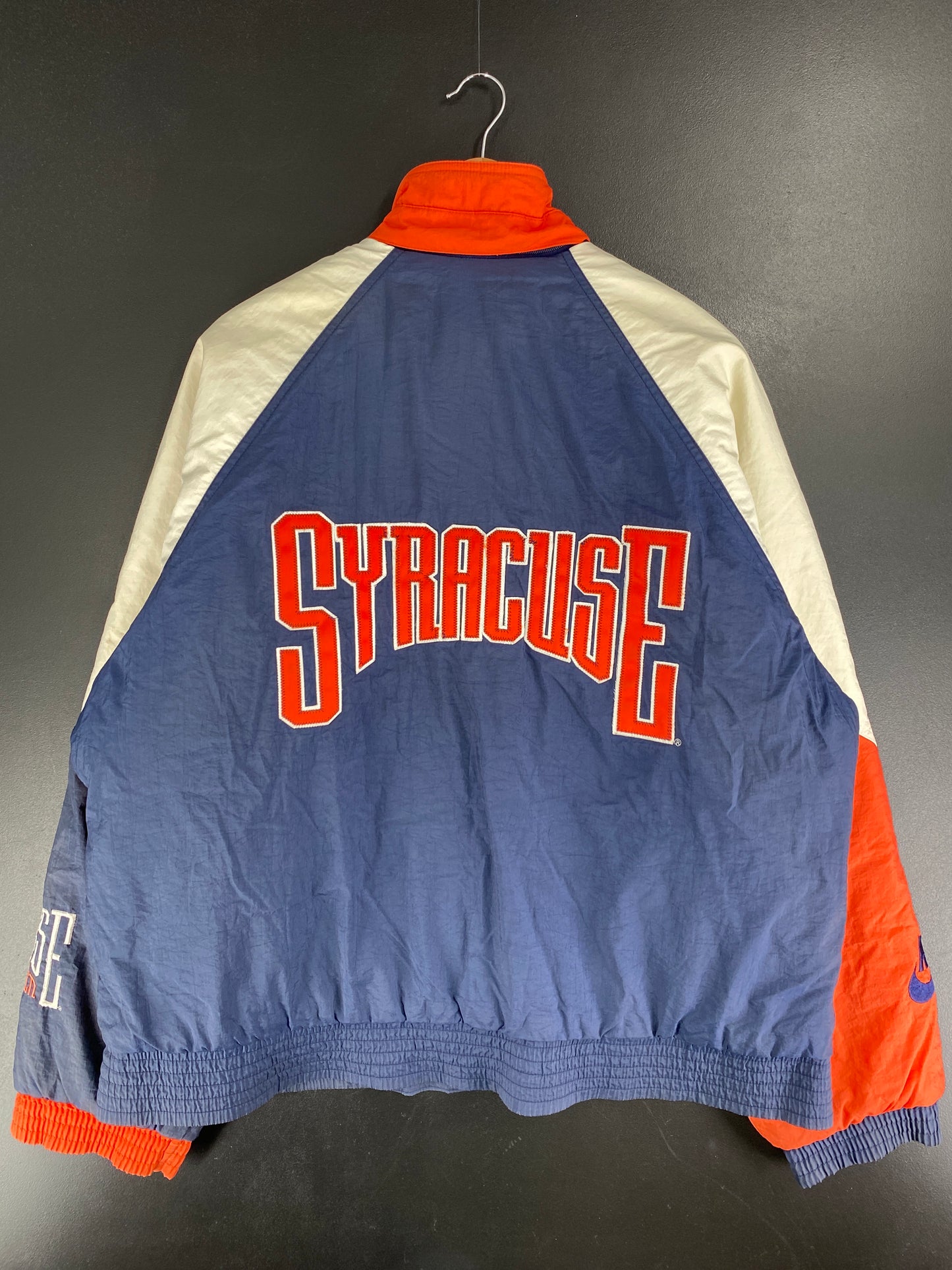 90’s NIKE x SYRACUSE Size L Padded Nylon Jacket / F4521N