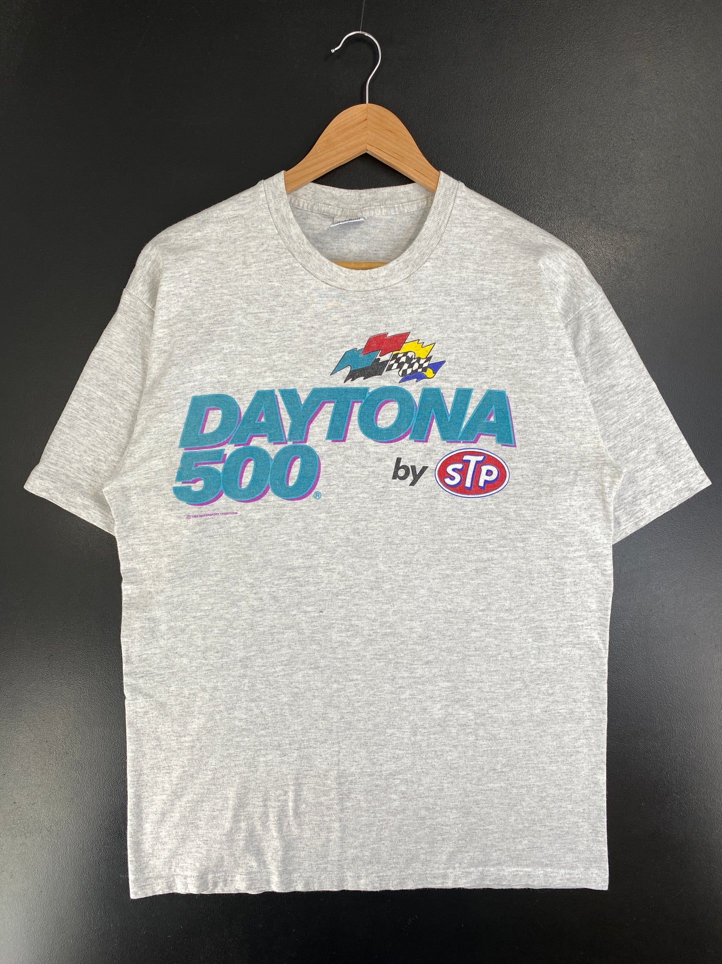 1993 DAYTONA Made in USA Size L Vintage Racing T-Shirt / G2644T