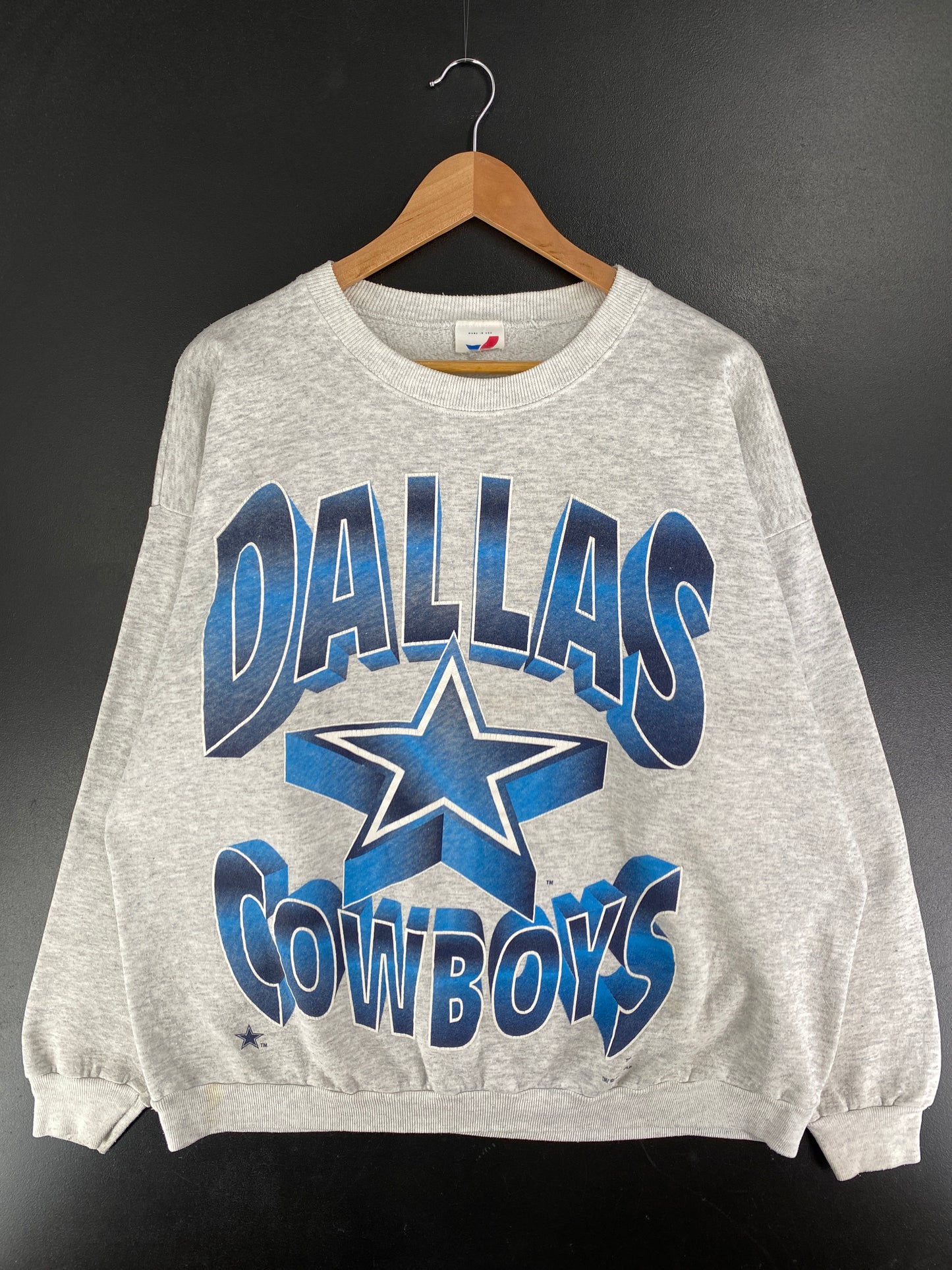 1994 DALLAS COWBOYS Made in USA Size No Tag (Approx.XXL) Vintage NFL Sweat-shirt / F6279S