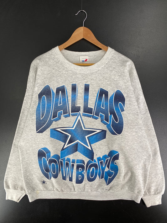 1994 DALLAS COWBOYS Made in USA Size No Tag (Approx.XXL) Vintage NFL Sweat-shirt / F6279S
