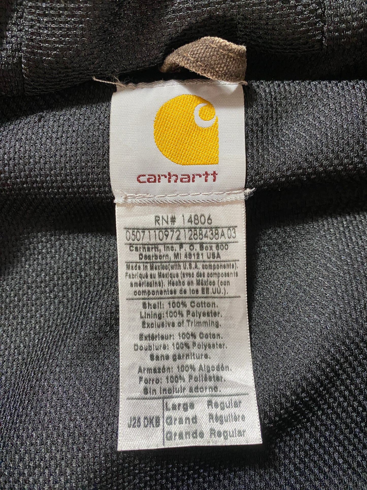 .Vintage CARHARTT Size L Duck Jacket / G1357J