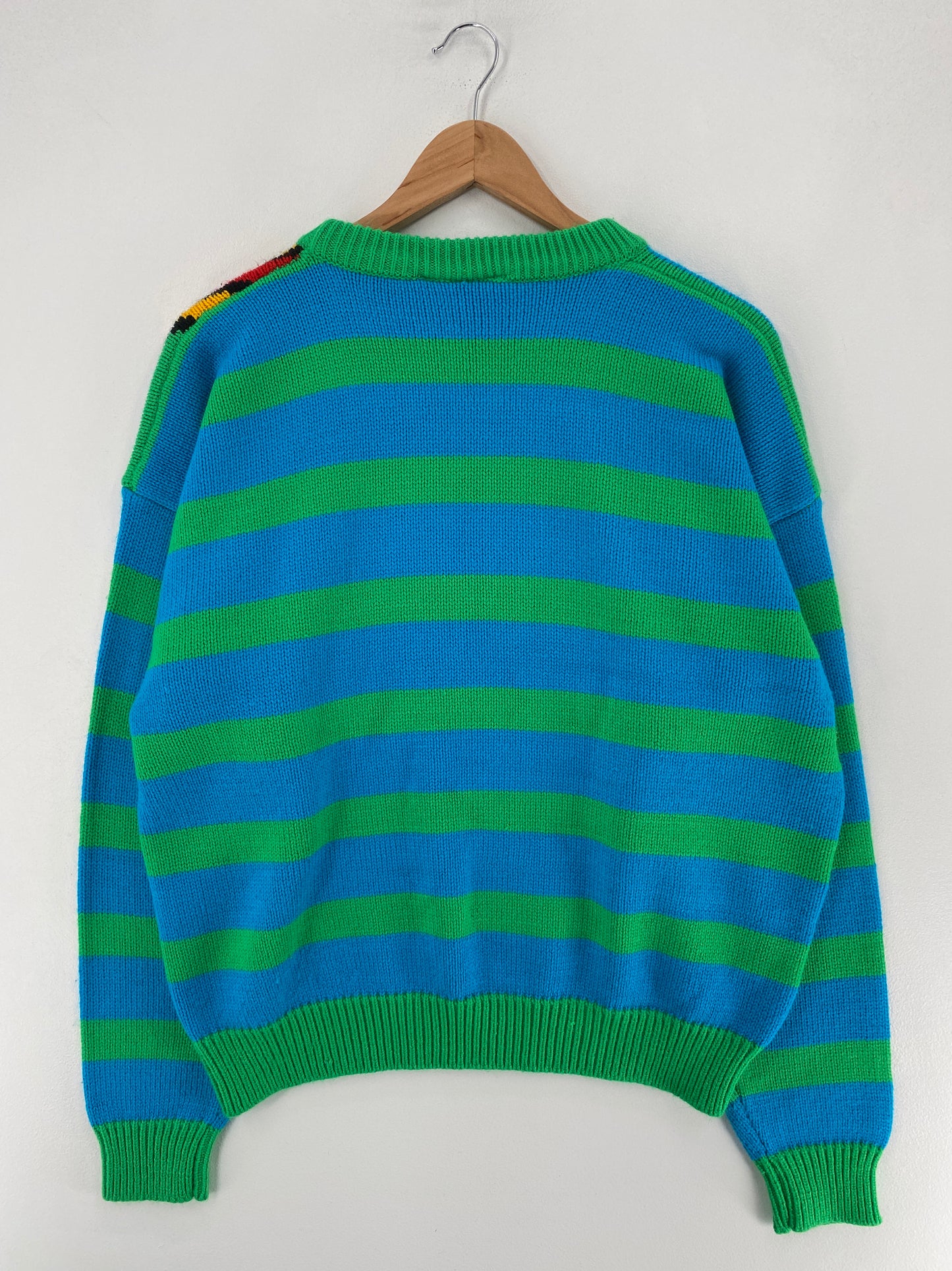 .90's DISNEY MICKEY Size XL Vintage Acrylic Knitwear / F6080K
