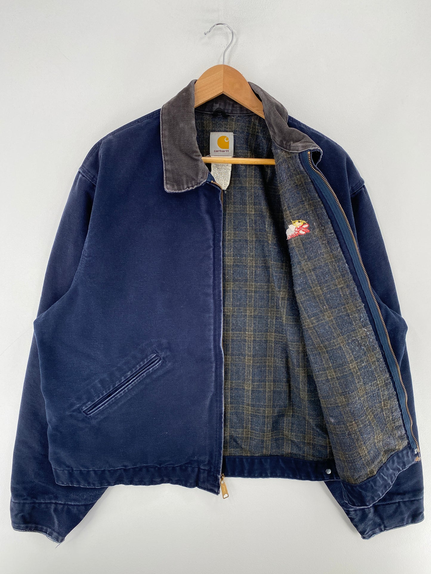 90's CARHARTT x BUDWEISER Made in USA Size XL Vintage Duck Jacket / F8756J
