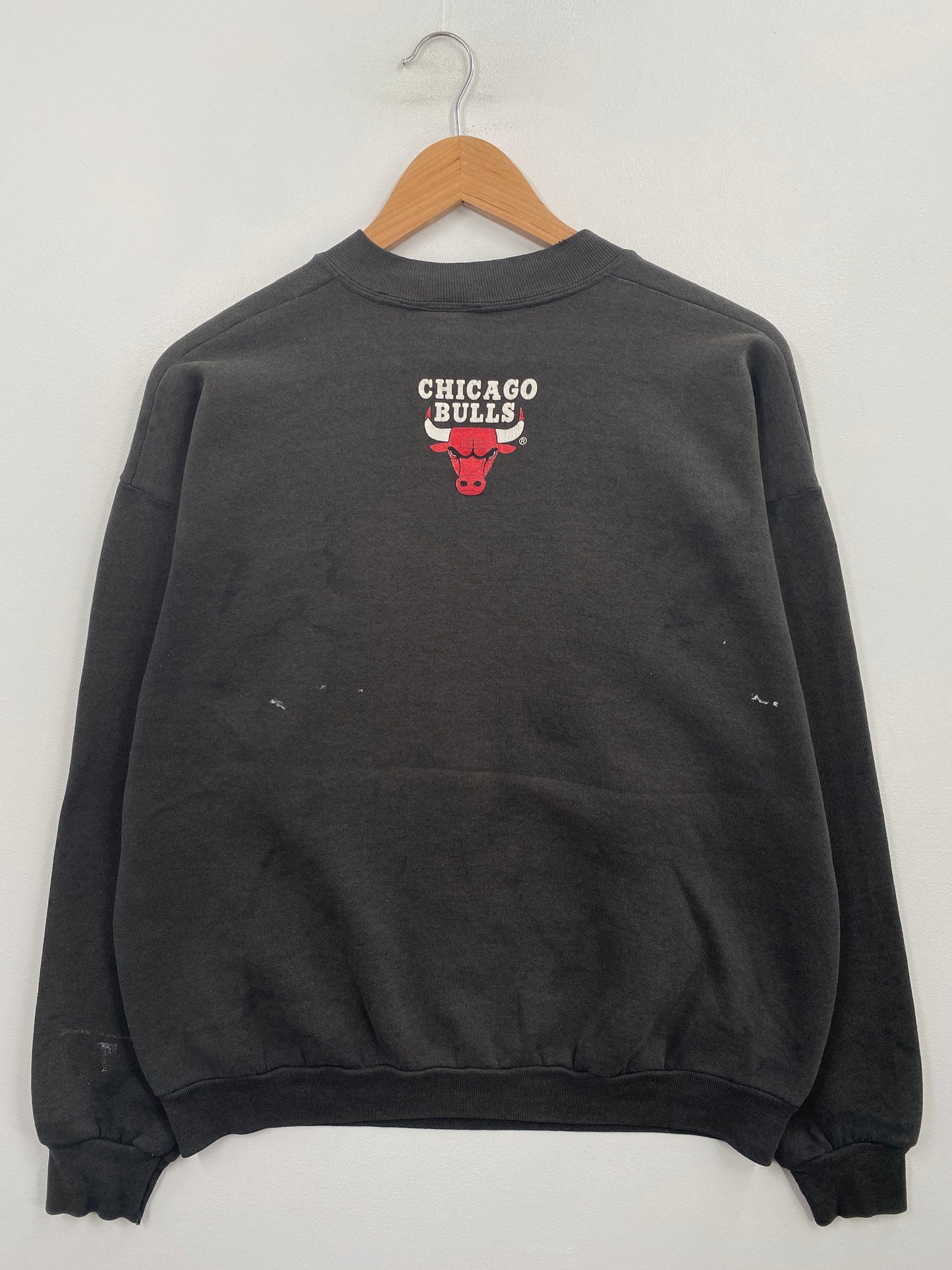 1993 CHICAGO BULLS X LOONEY TUNES YOSEMITE Made in USA Size XL Vintage NBA Sweat-Shirt / G6097S
