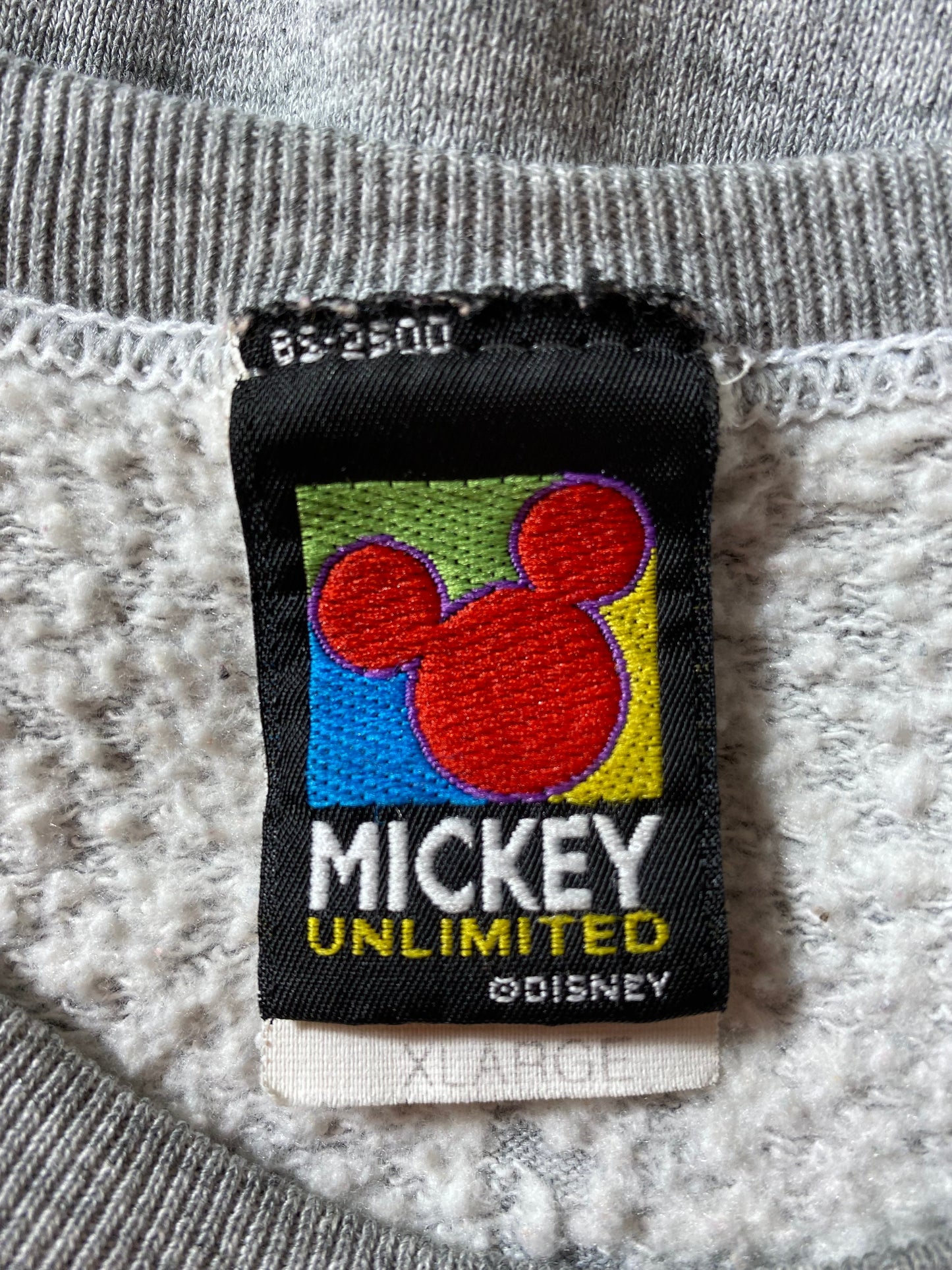 90's DISNEY MINNIE Made in USA Size XL Vintage Sweat-shirt / F1657S