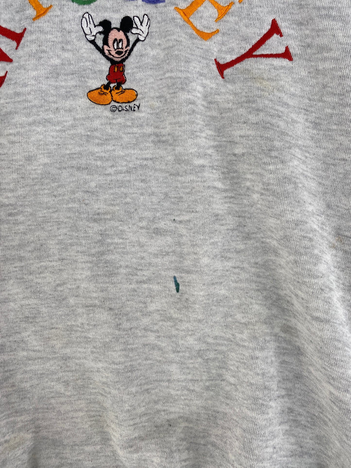 90's DISNEY MICKEY Made in USA Size XL Vintage Sweat-shirt / F9142S