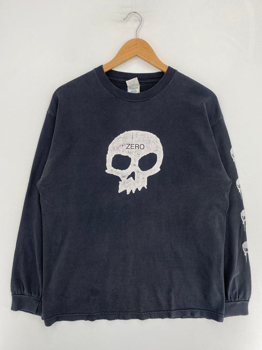 00’ ZERO SKATEBOARDS Size L  SKATE T-shirt / G2157T