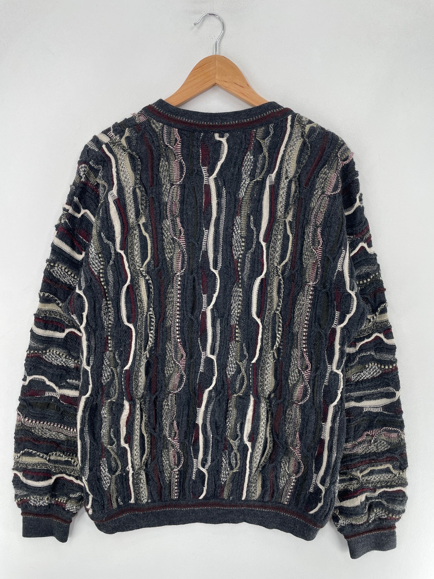 Vintage COOGI Style Size L Wool Knit Sweater / F3761K