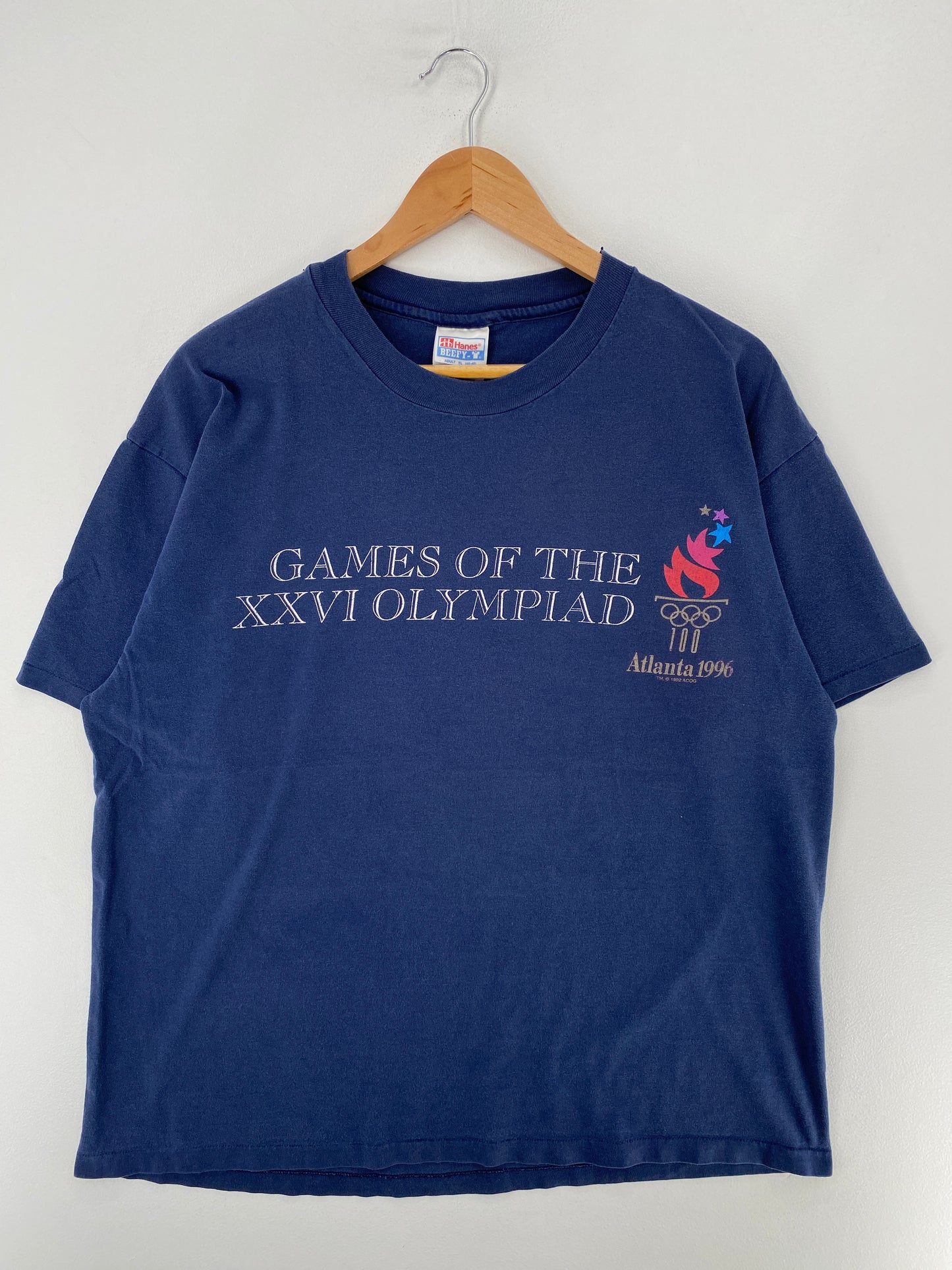 1996 ATLANTA OLYMPIC Made in USA Size XL Vintage T-shirt / F8311T