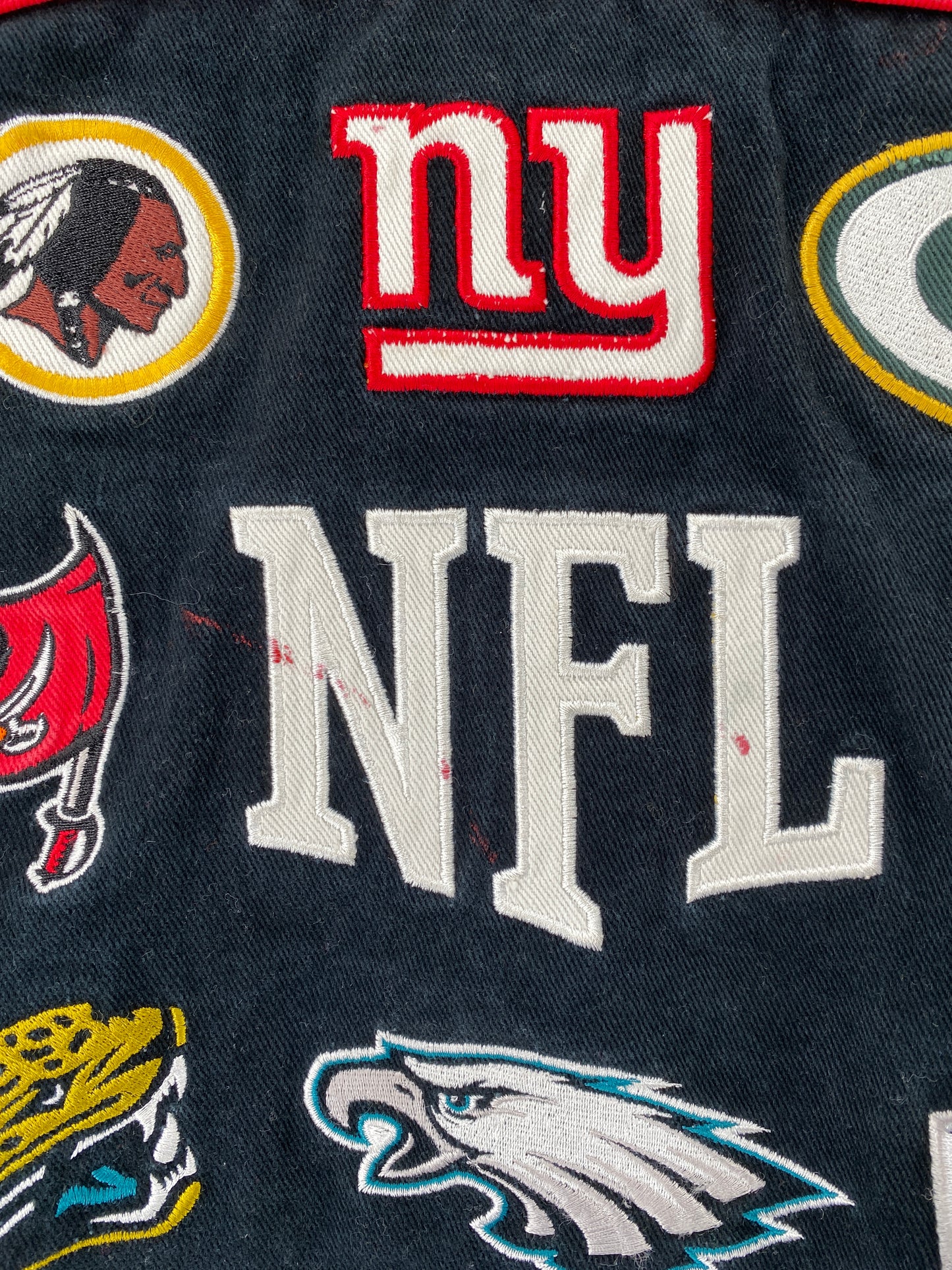 Vintage Kids NFL Size Kids M Racing Jacket / F8051J