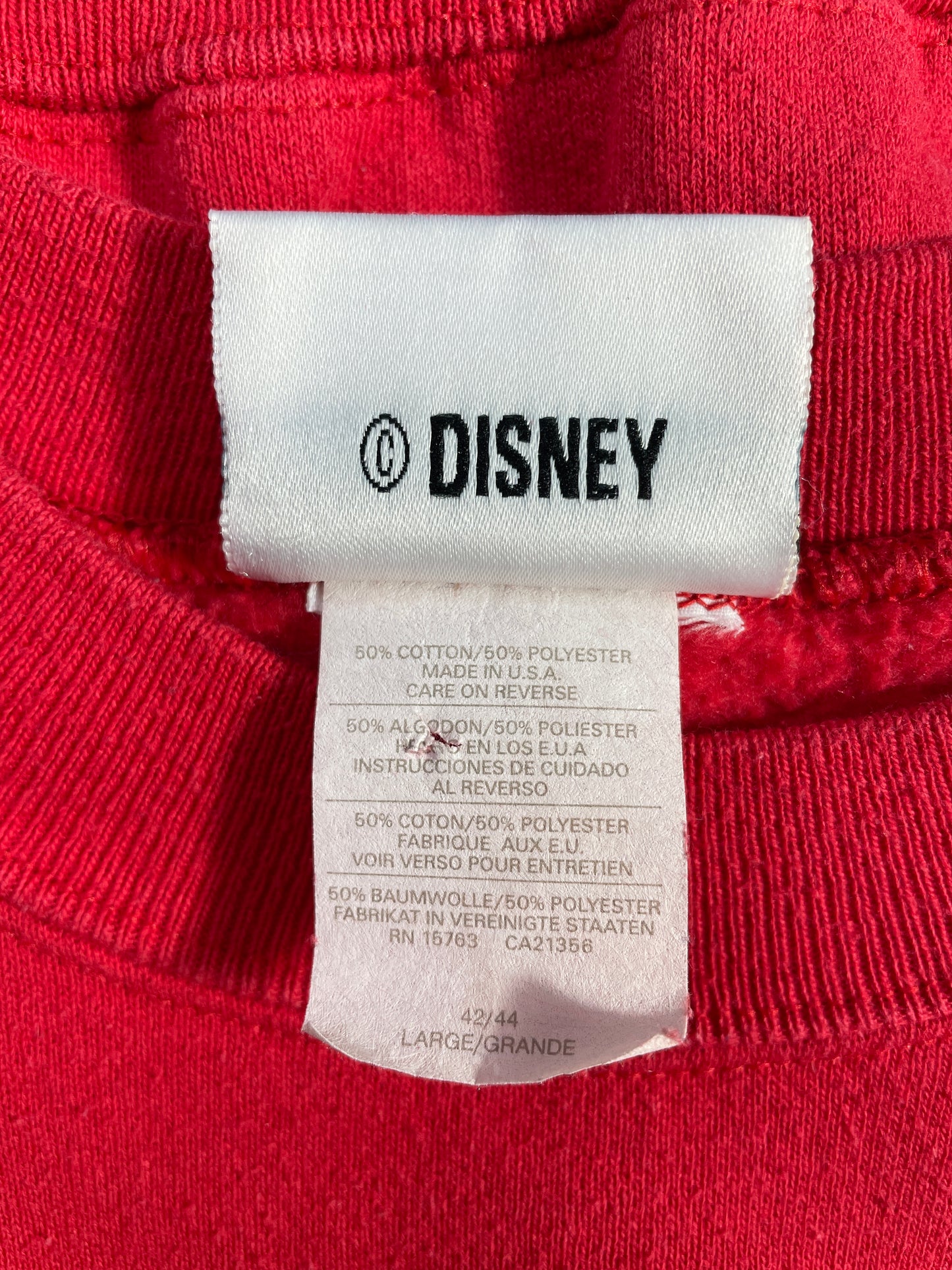 00’ DISNEY 101 DALMATIANS Made in USA Size L Vintage Sweat-shirt / G7096S