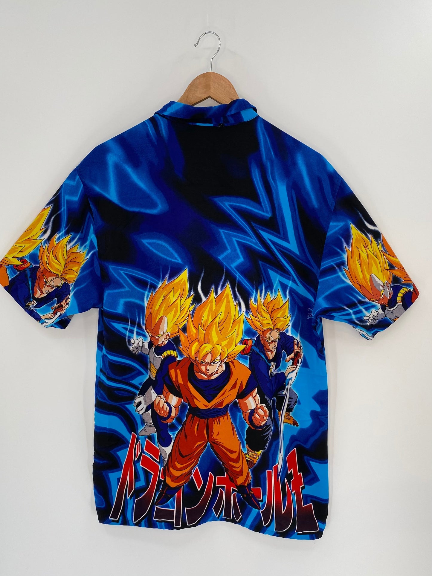 VINTAGE DRAGON BALL Z Size XL Button Down Shirt / F9889B