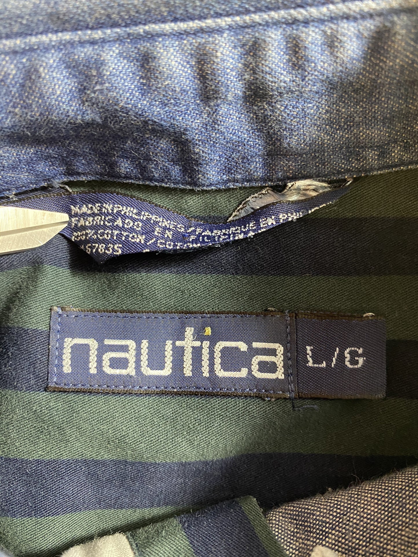 90's NAUTICA Size L Vintage Button Down Shirt / E7612B