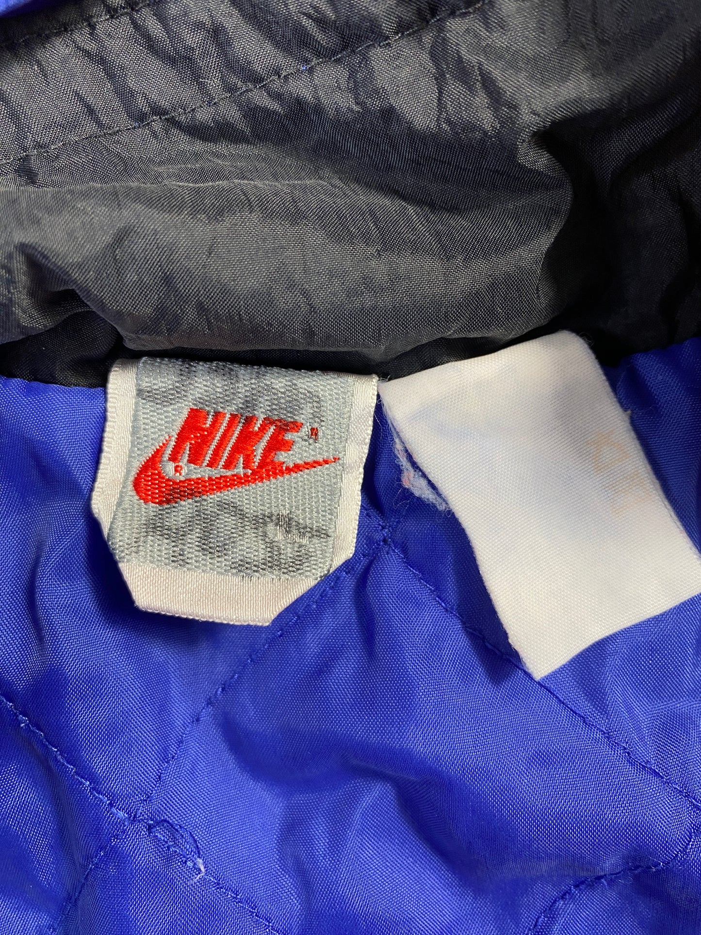 90's NIKE Size Approx. Boys L Vintage Zip-up Nylon Hoodie Jacket/ F3481N