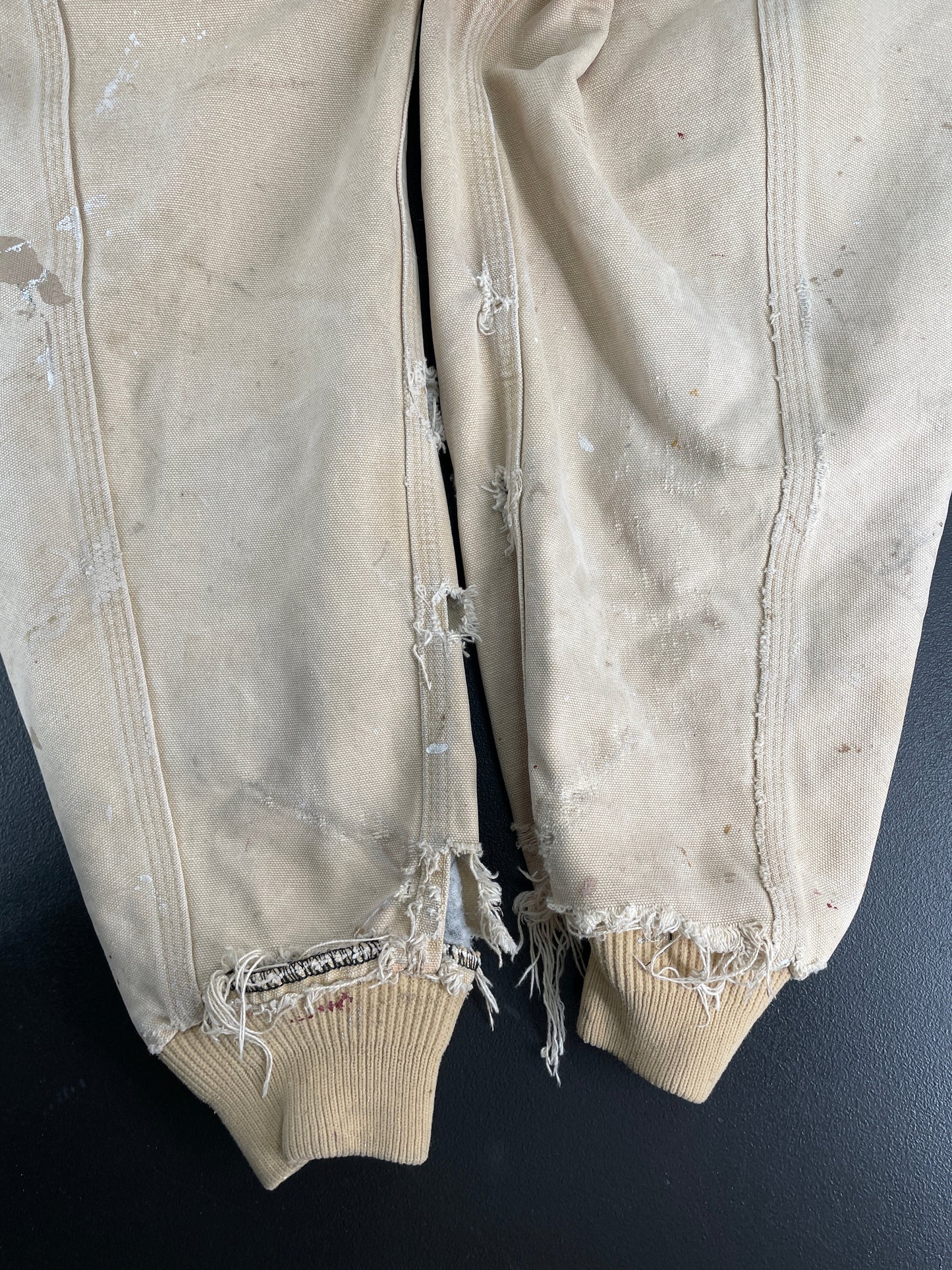.Vintage CARHARTT Size No Tag Approx. XXL Zip-Up Duck Jacket / F7136J