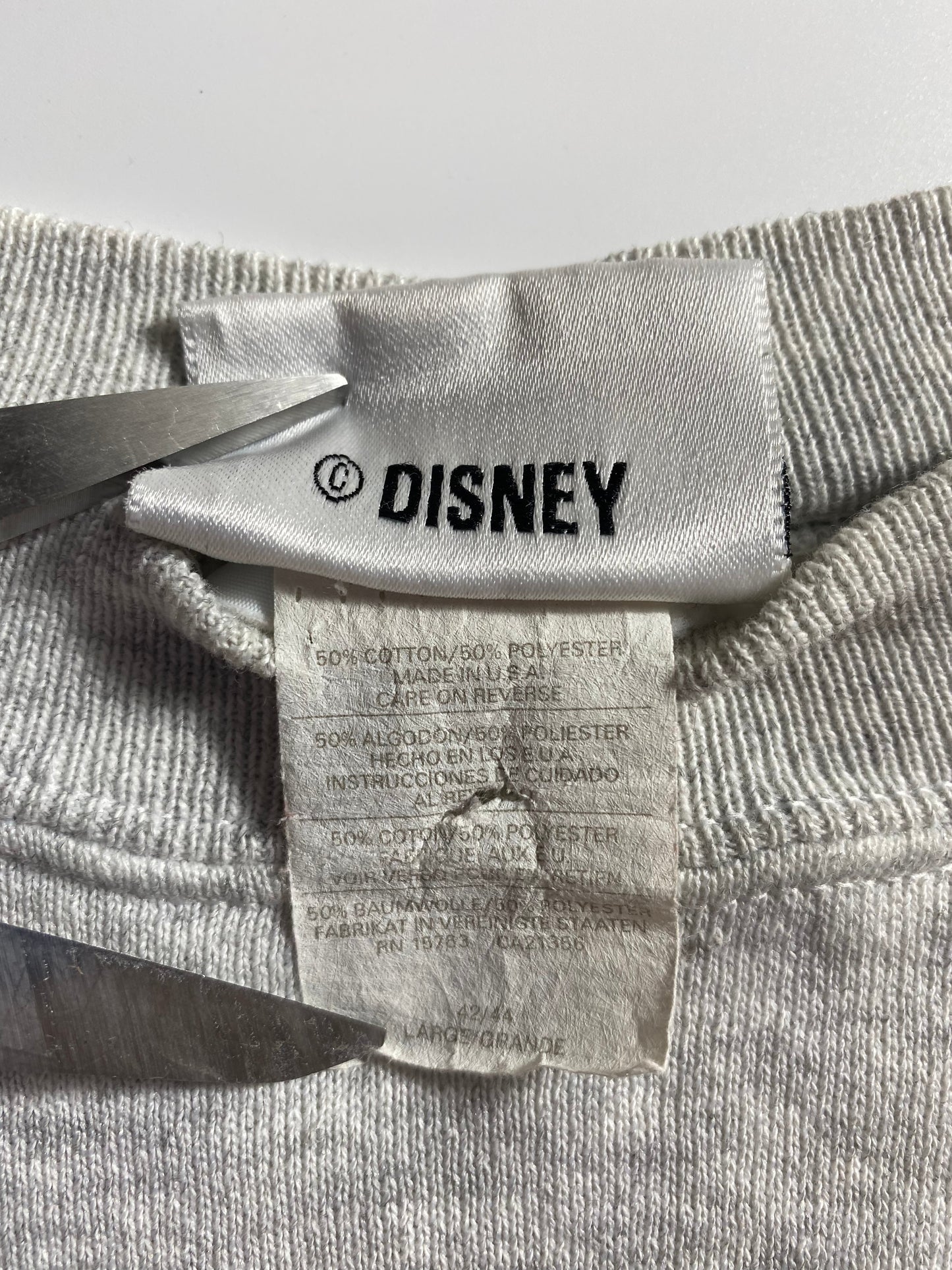00' DISNEY MICKEY Made in USA Size L Vintage Sweat-shirt / F1346S