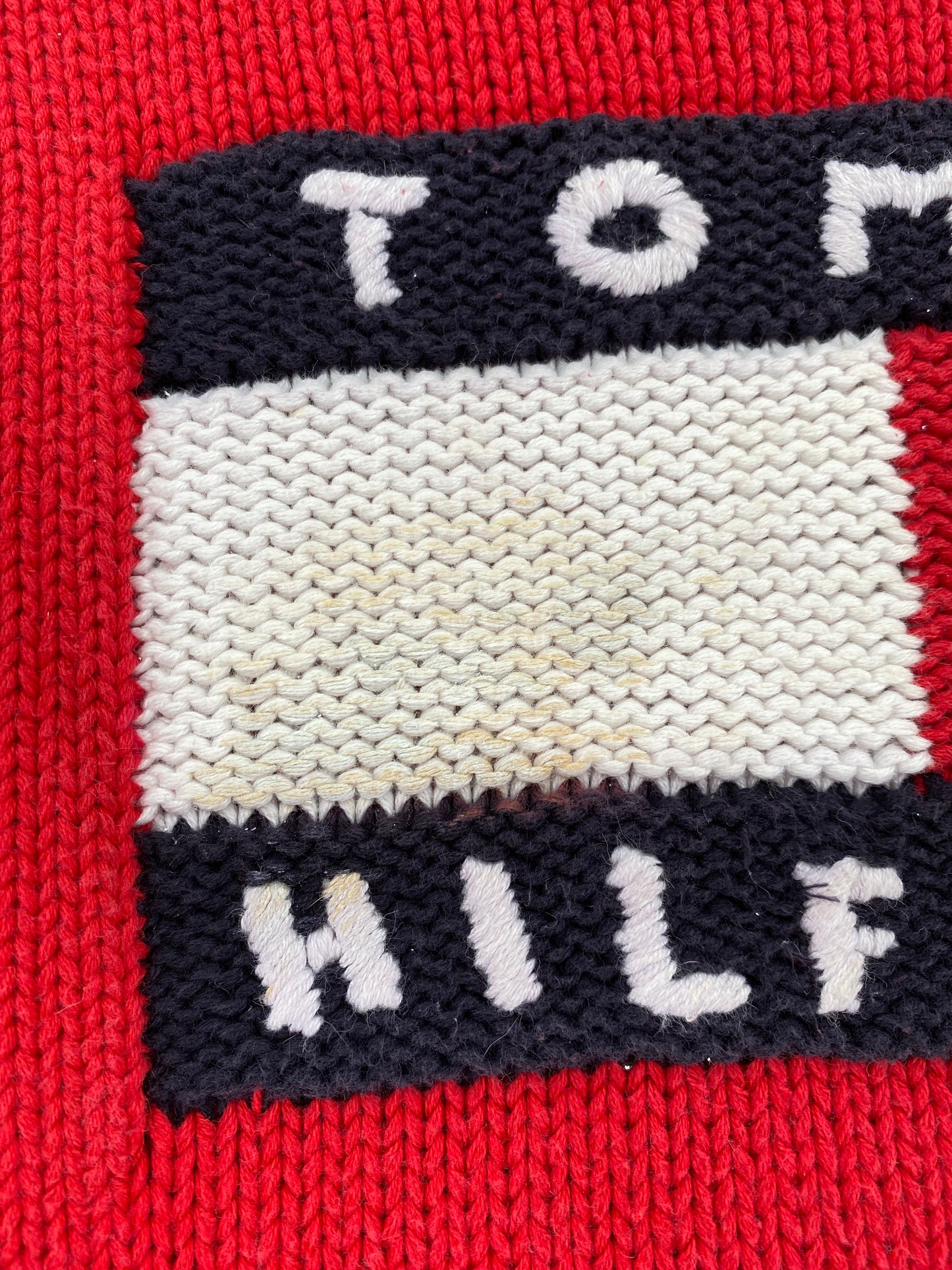 90’s TOMMY Size M Cotton Knit Sweater / G4729K