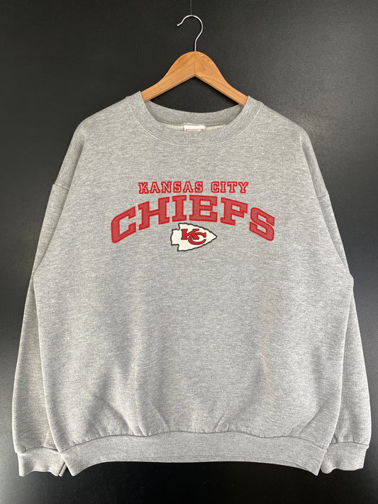 Vintage KANSAS CITY CHIEFS Size XL NFL Sweat-Shirt / G5660S