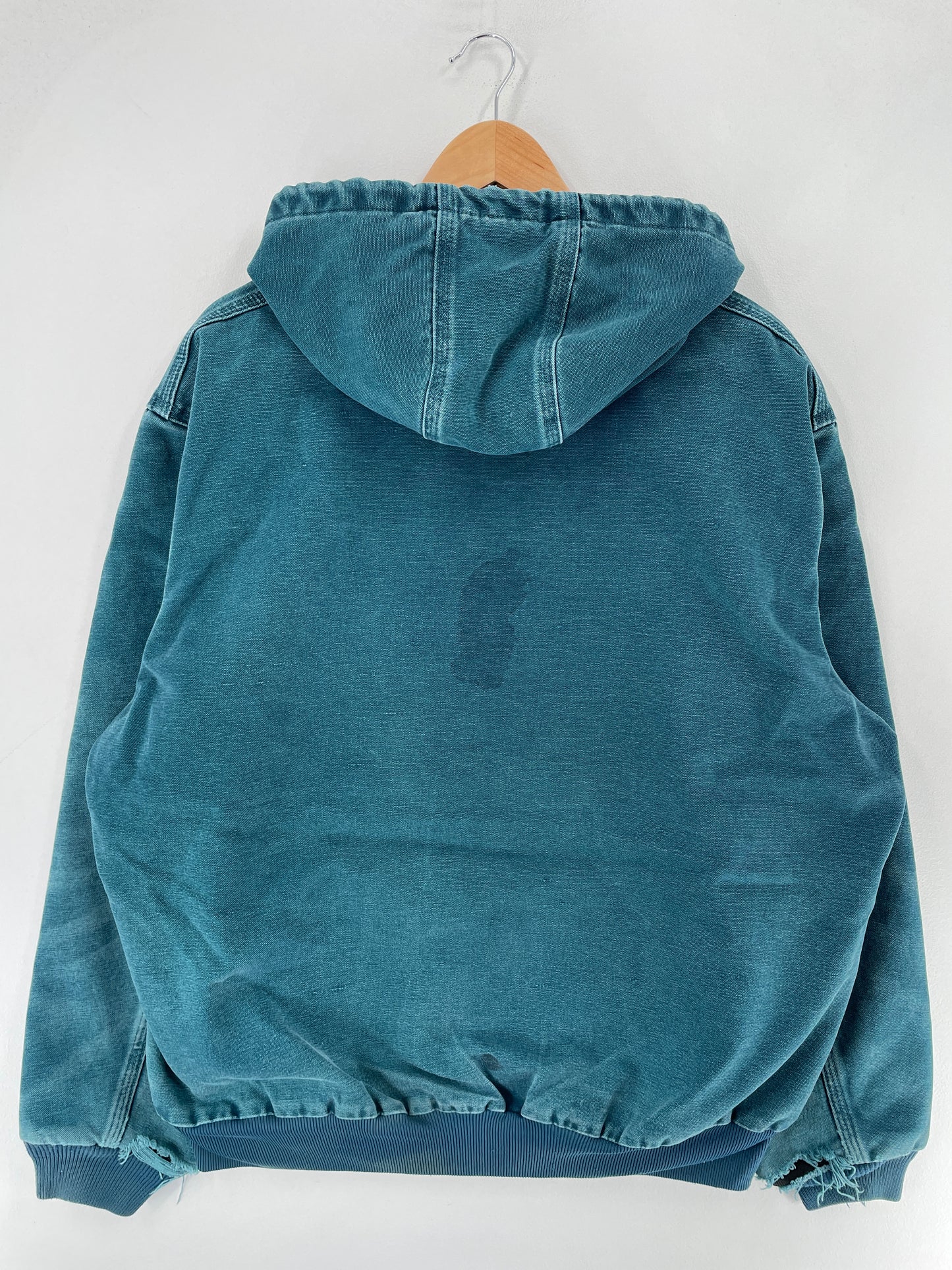 .Vintage CARHARTT Size XL Zip-Up Hoodie Duck Jacket / F3630J