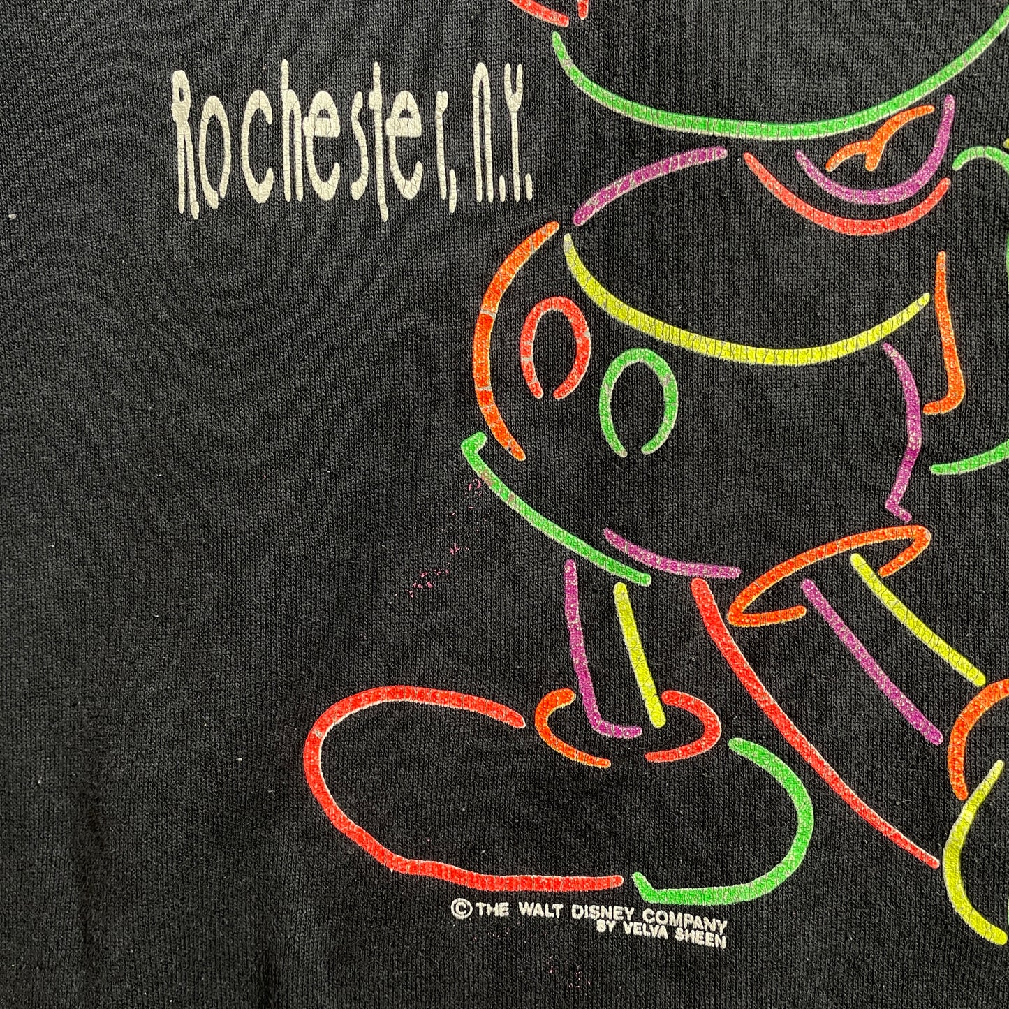 (L) 80's DISNEY MICKEY Vintage Sweatshirt / A1152S